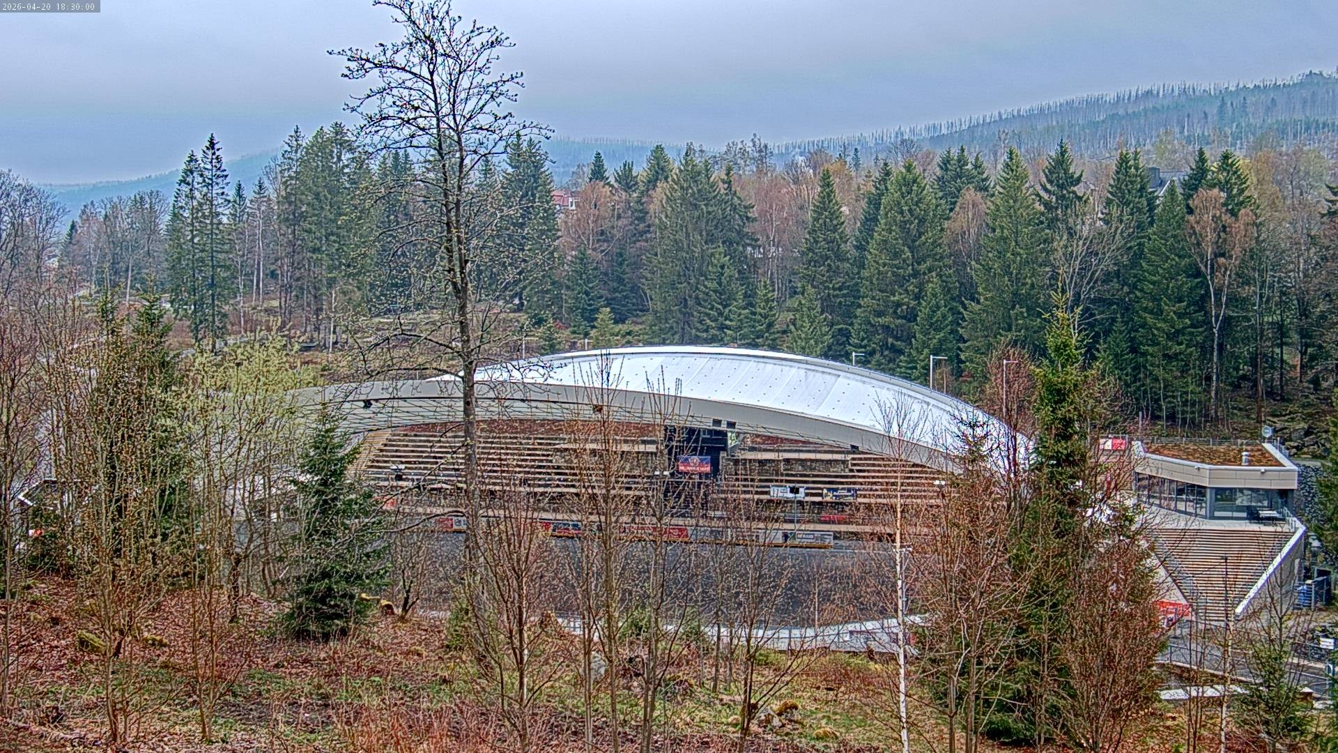 Archiv Foto Webcam Schierke: Blick zur Multifunktionsarena