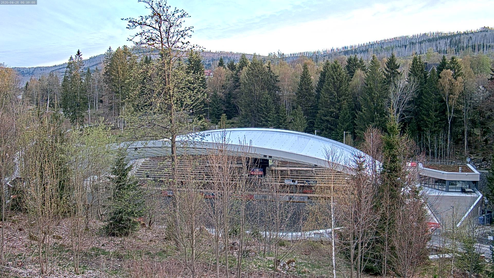 Archiv Foto Webcam Schierke: Blick zur Multifunktionsarena