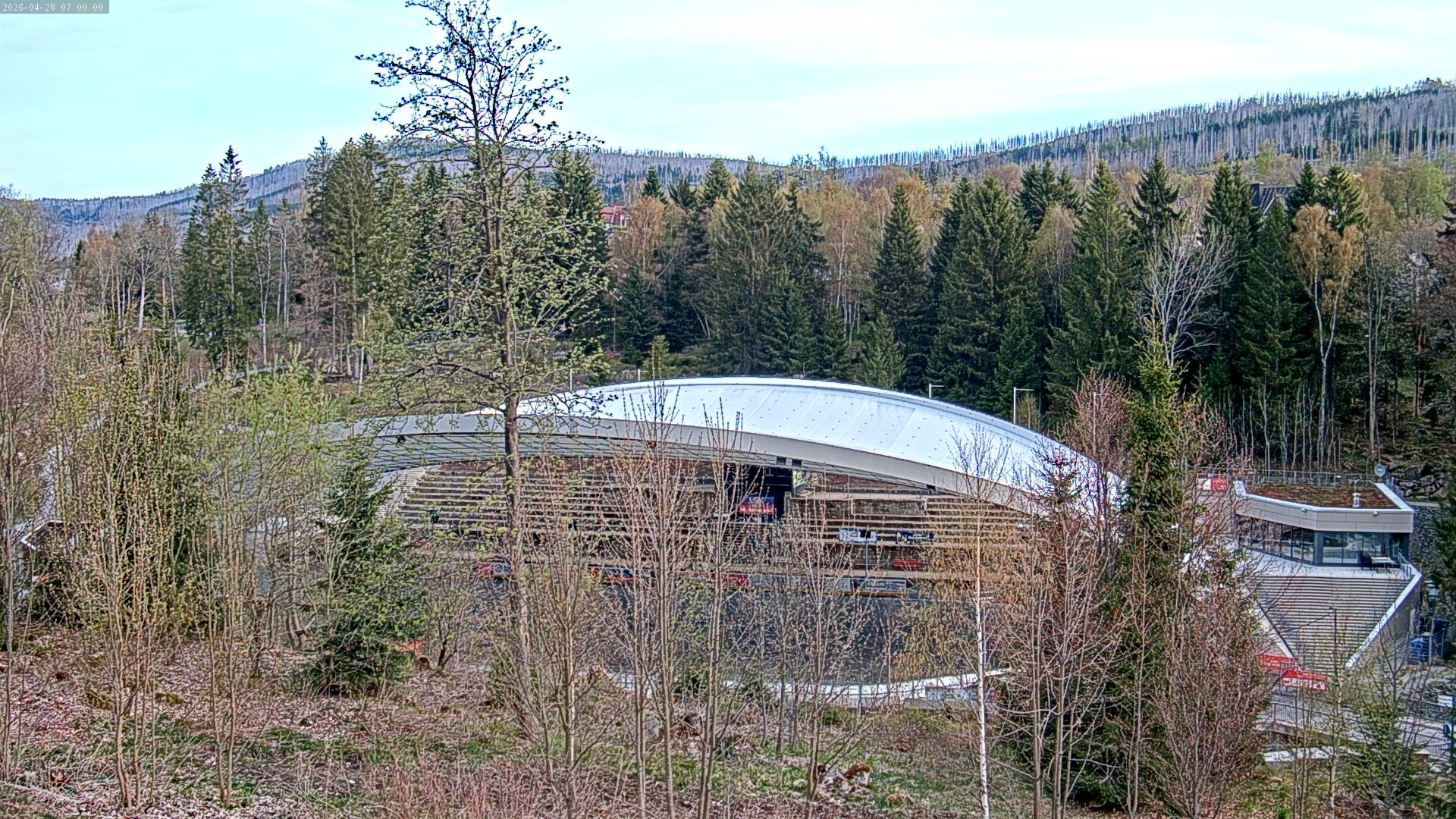 Archiv Foto Webcam Schierke: Blick zur Multifunktionsarena