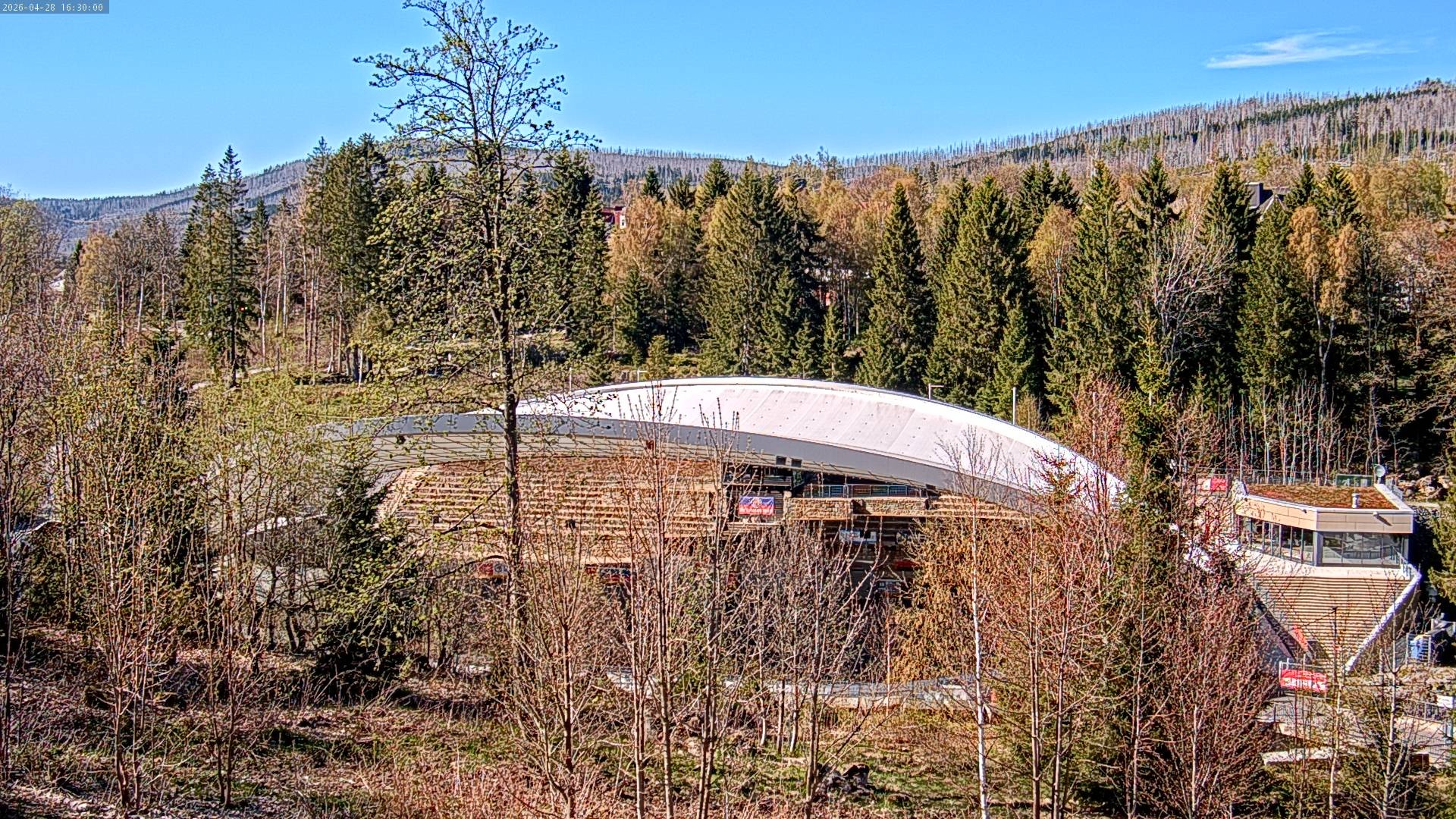 Archiv Foto Webcam Schierke: Blick zur Multifunktionsarena