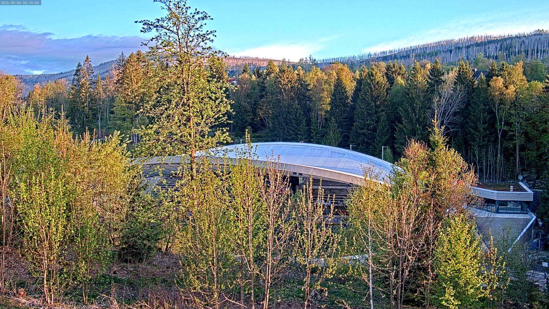 Archiv Foto Webcam Schierke: Blick zur Multifunktionsarena