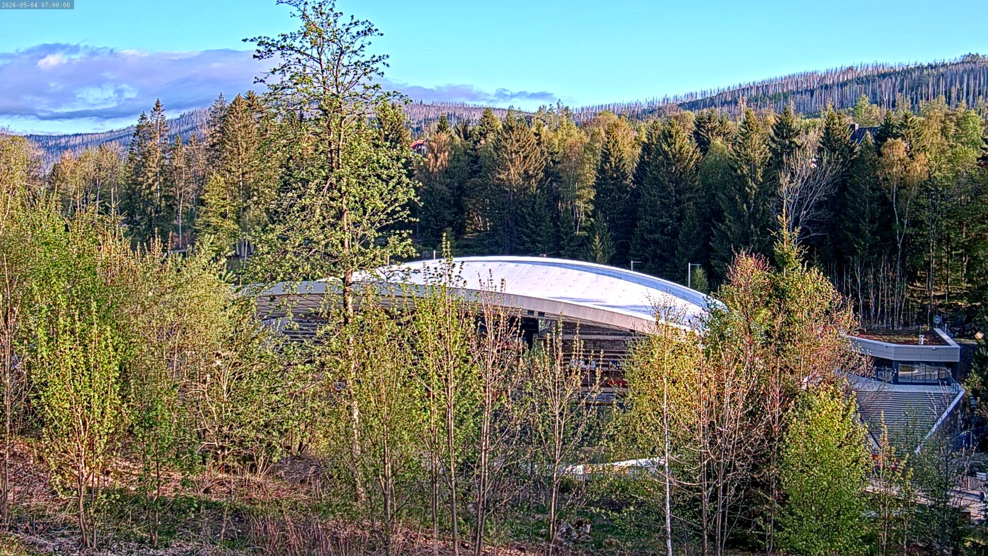 Archiv Foto Webcam Schierke: Blick zur Multifunktionsarena