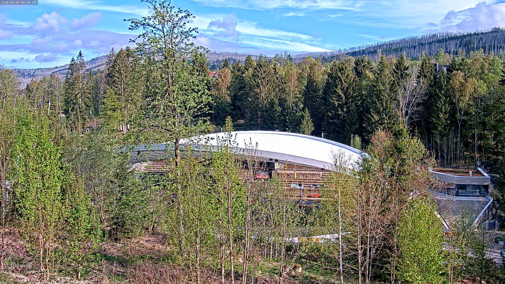 Archiv Foto Webcam Schierke: Blick zur Multifunktionsarena