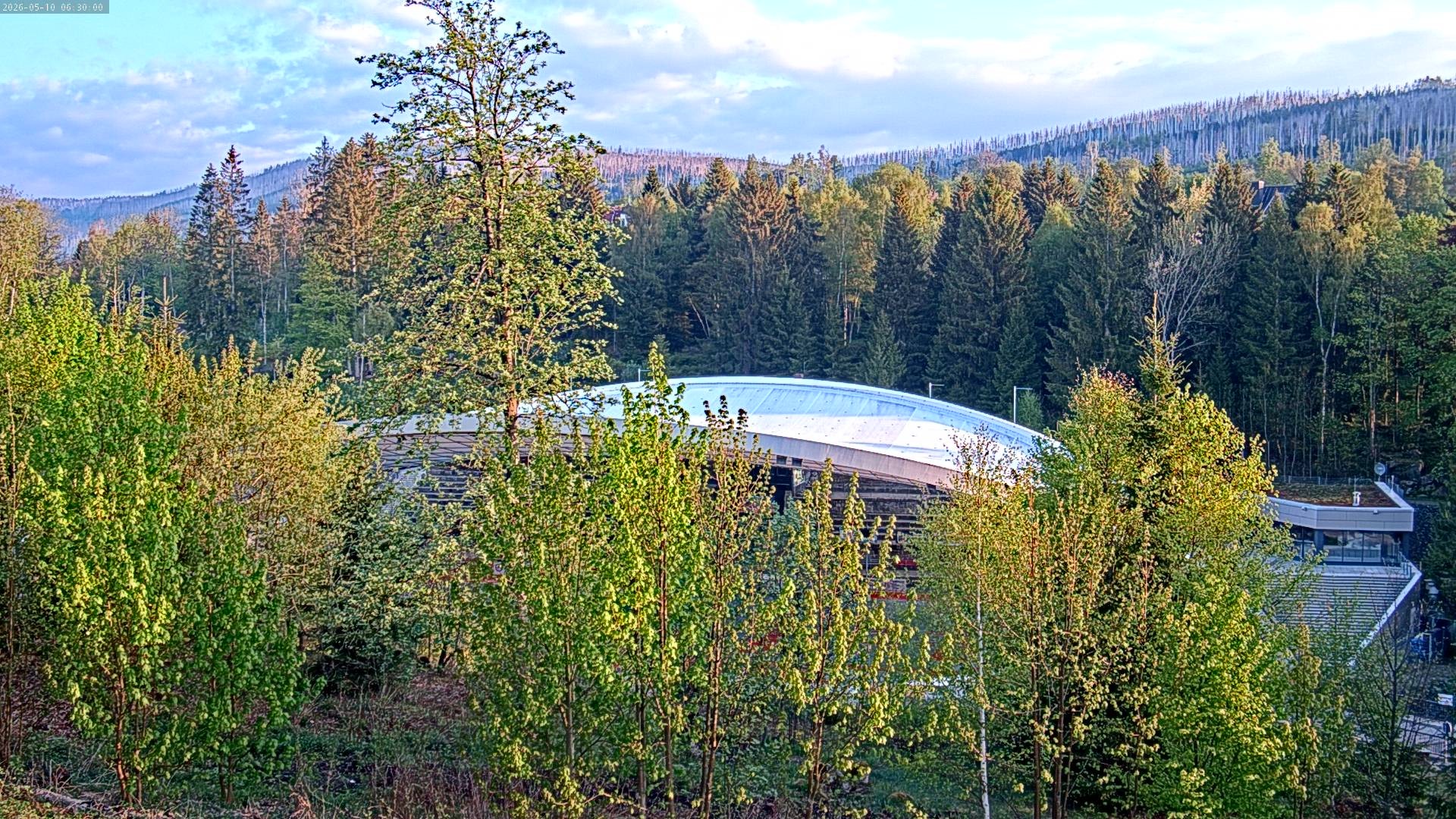 Archiv Foto Webcam Schierke: Blick zur Multifunktionsarena