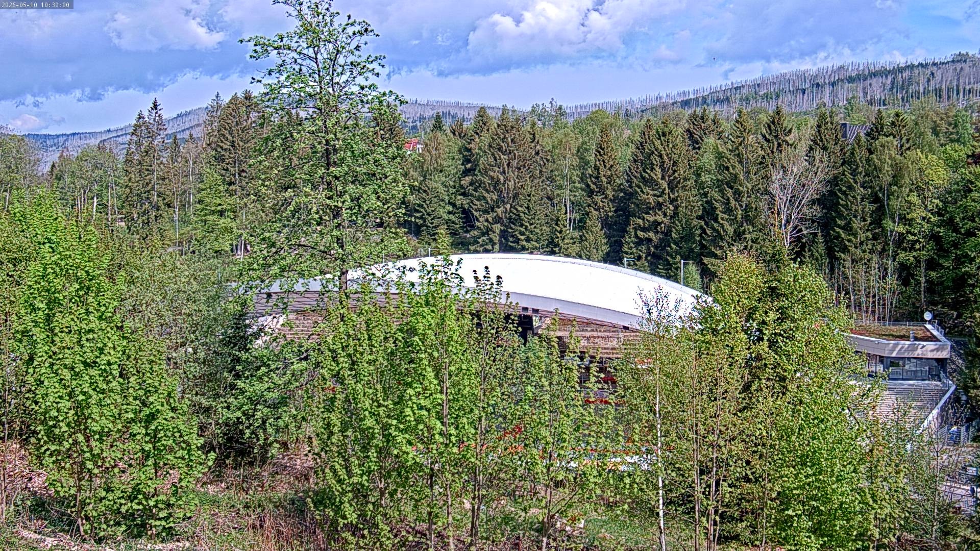 Archiv Foto Webcam Schierke: Blick zur Multifunktionsarena