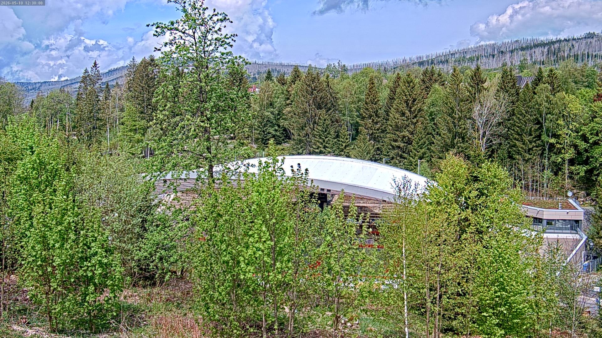 Archiv Foto Webcam Schierke: Blick zur Multifunktionsarena