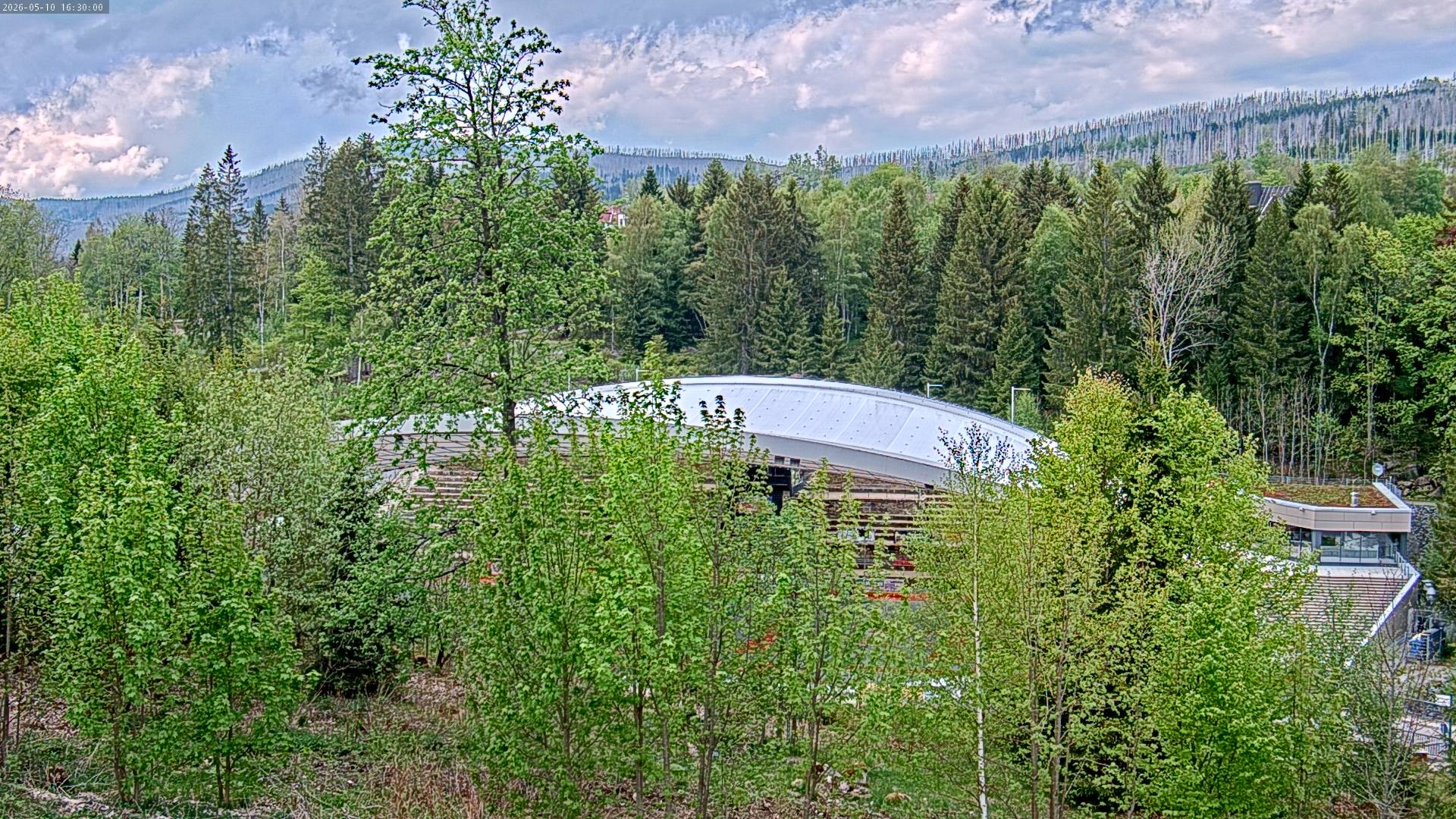 Archiv Foto Webcam Schierke: Blick zur Multifunktionsarena