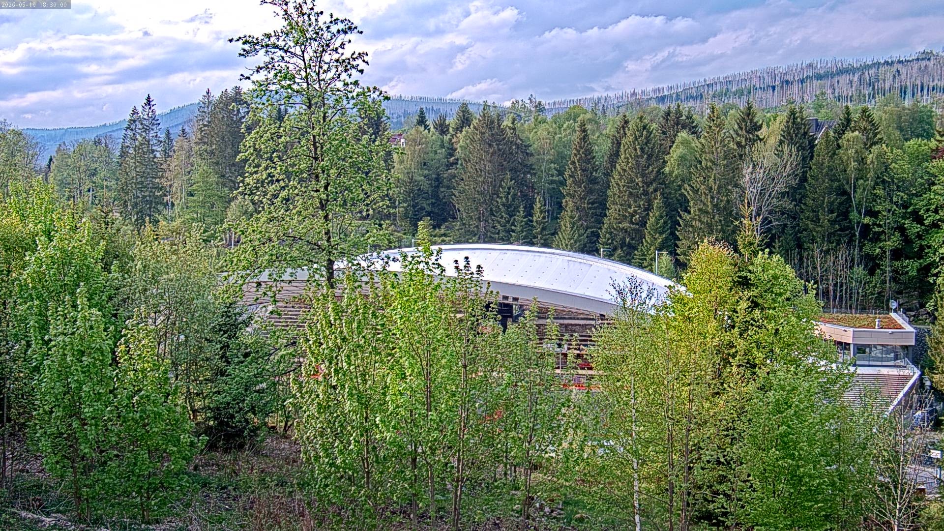 Archiv Foto Webcam Schierke: Blick zur Multifunktionsarena