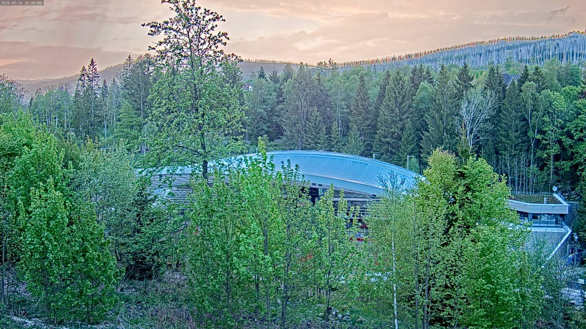 Archiv Foto Webcam Schierke: Blick zur Multifunktionsarena