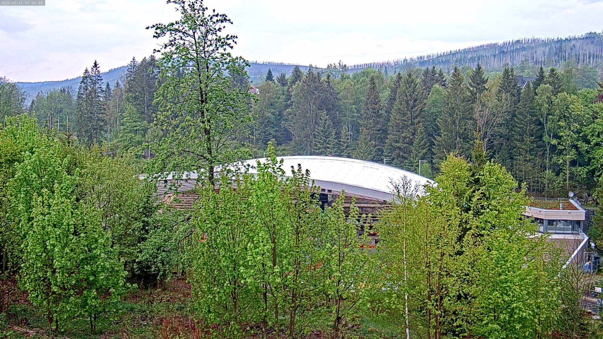 Archiv Foto Webcam Schierke: Blick zur Multifunktionsarena