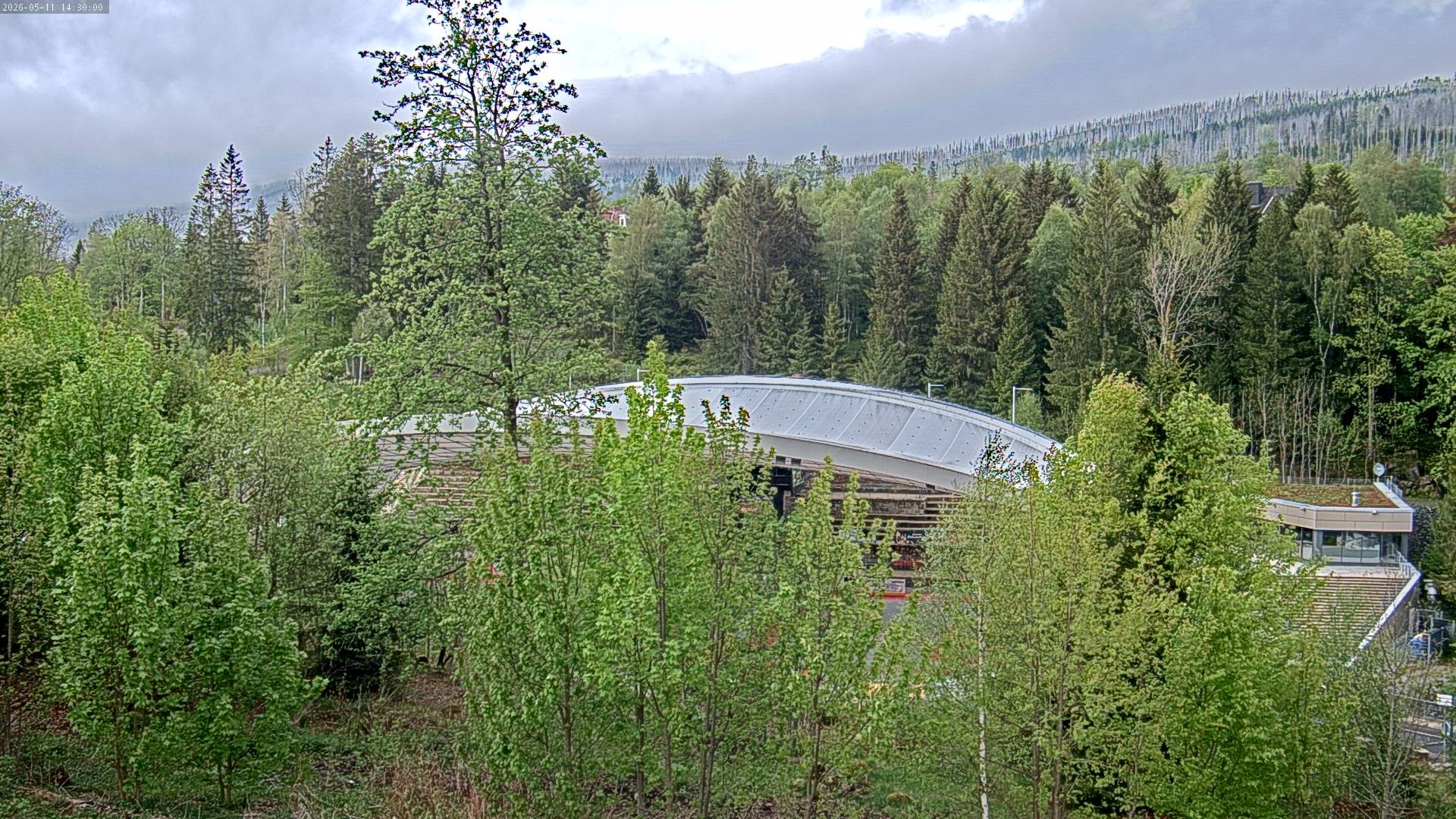 Archiv Foto Webcam Schierke: Blick zur Multifunktionsarena