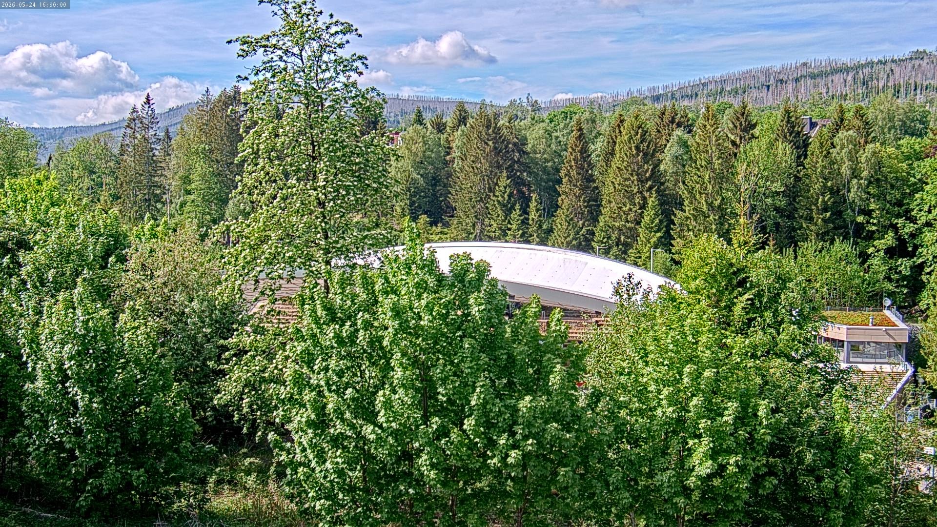 Archiv Foto Webcam Schierke: Blick zur Multifunktionsarena