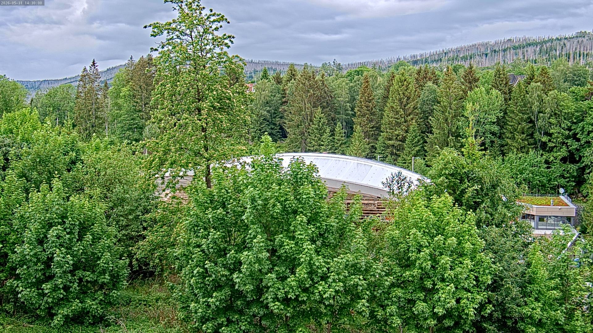 Archiv Foto Webcam Schierke: Blick zur Multifunktionsarena