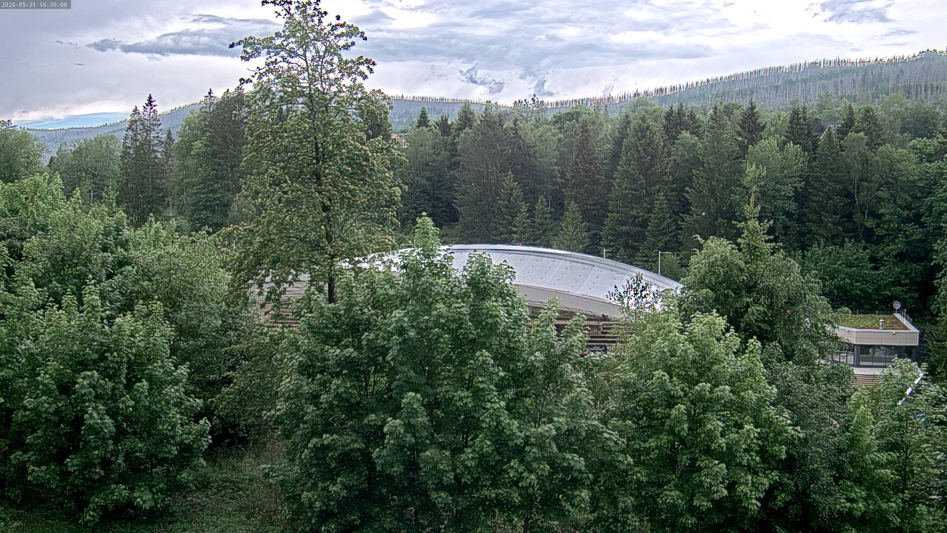 Archiv Foto Webcam Schierke: Blick zur Multifunktionsarena