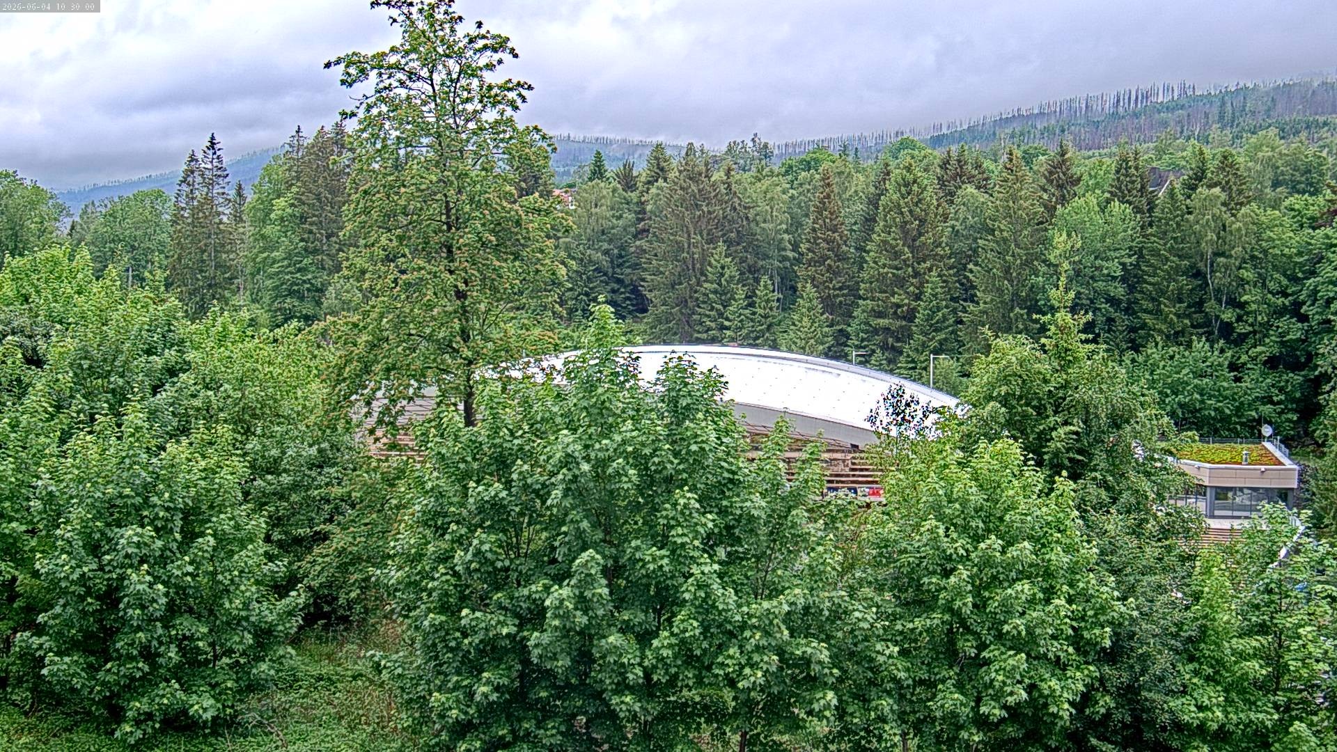 Archiv Foto Webcam Schierke: Blick zur Multifunktionsarena