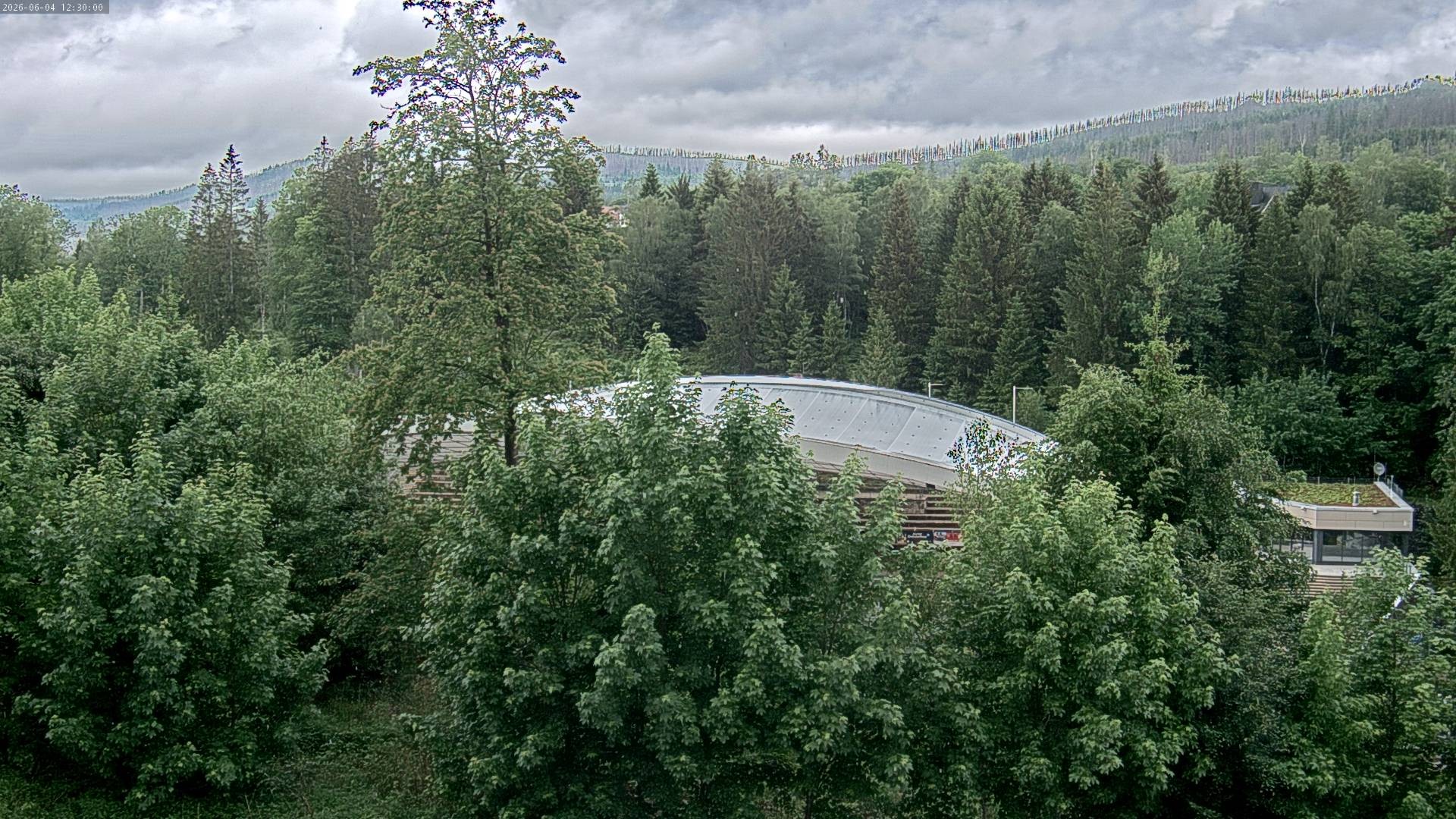 Archiv Foto Webcam Schierke: Blick zur Multifunktionsarena