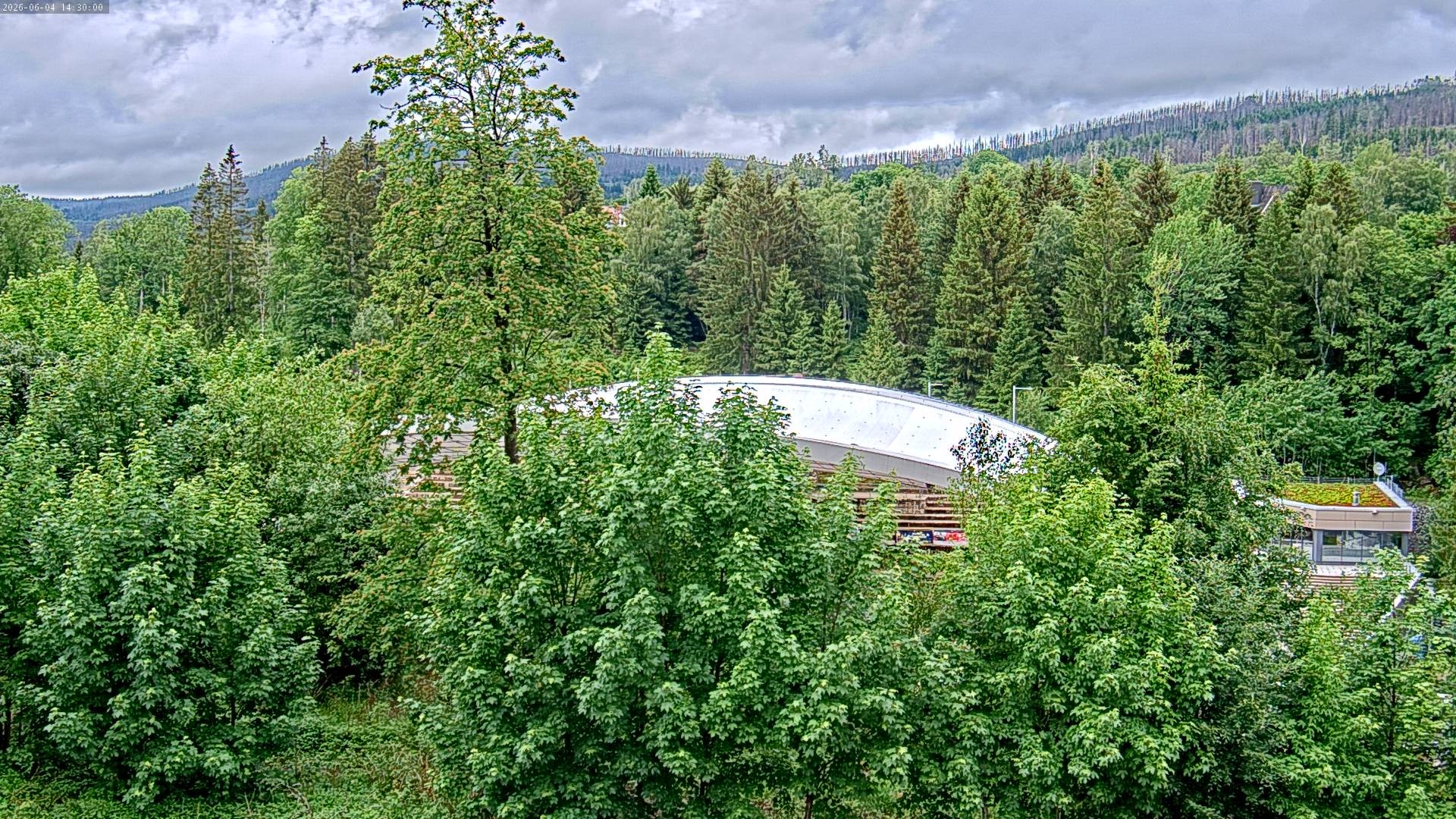 Archiv Foto Webcam Schierke: Blick zur Multifunktionsarena