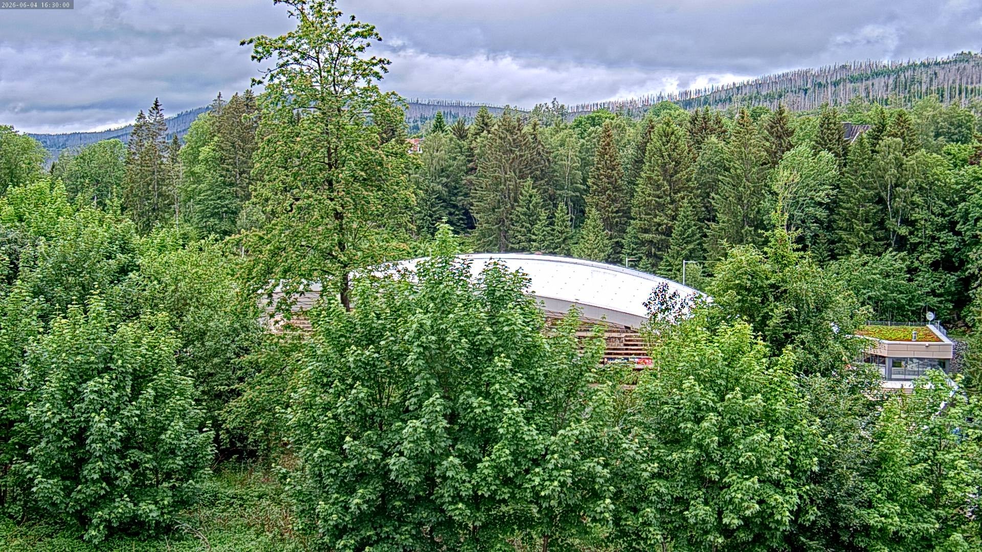 Archiv Foto Webcam Schierke: Blick zur Multifunktionsarena