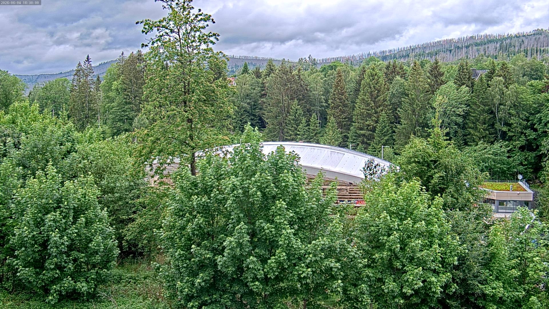Archiv Foto Webcam Schierke: Blick zur Multifunktionsarena