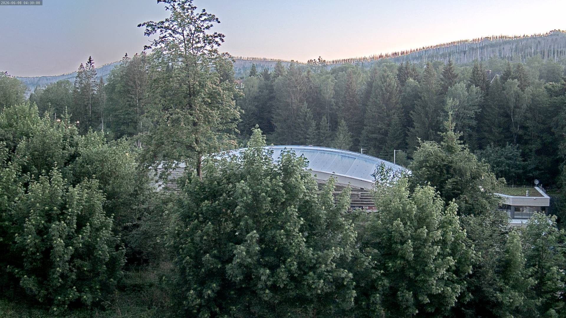 Archiv Foto Webcam Schierke: Blick zur Multifunktionsarena
