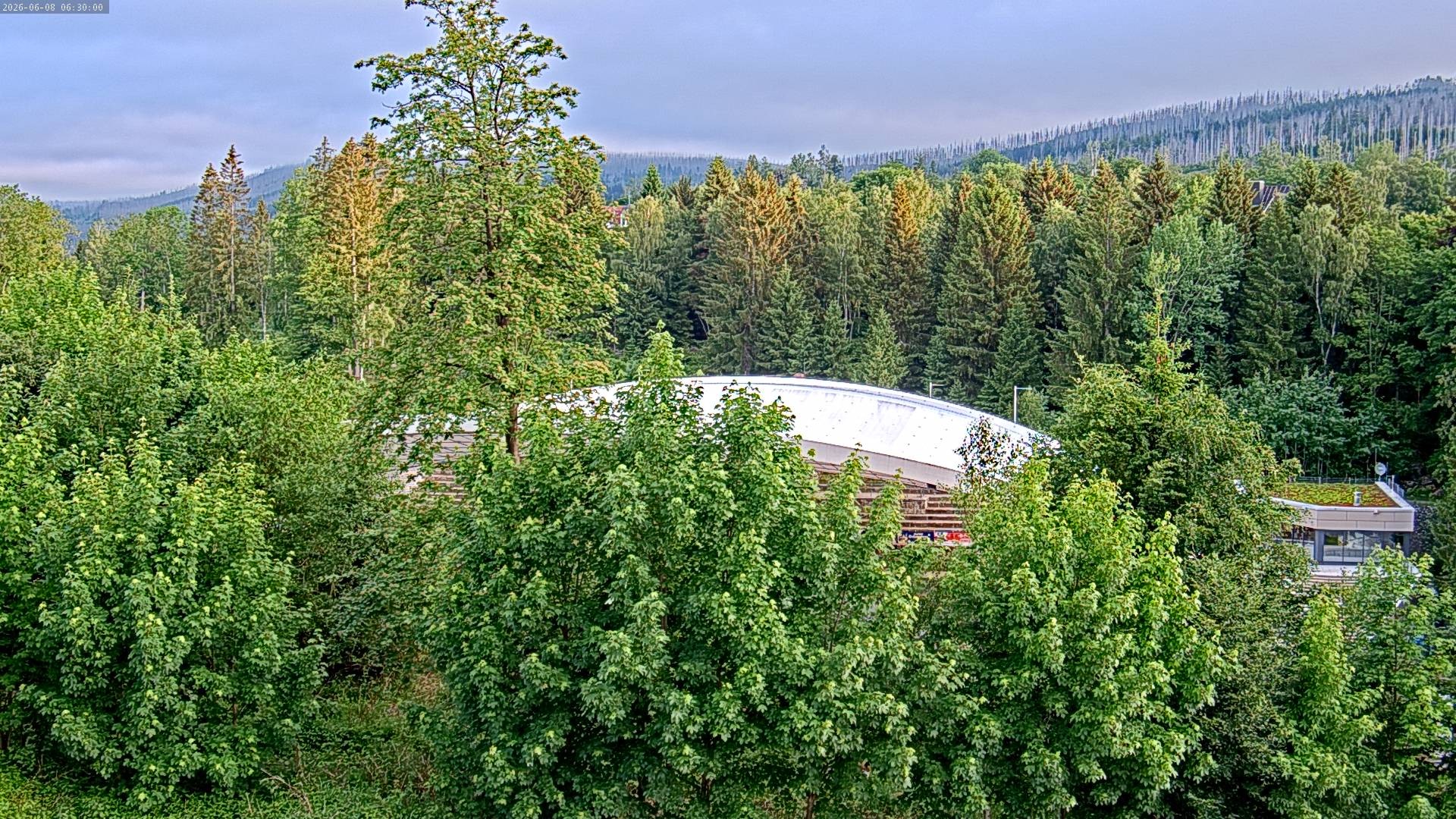 Archiv Foto Webcam Schierke: Blick zur Multifunktionsarena