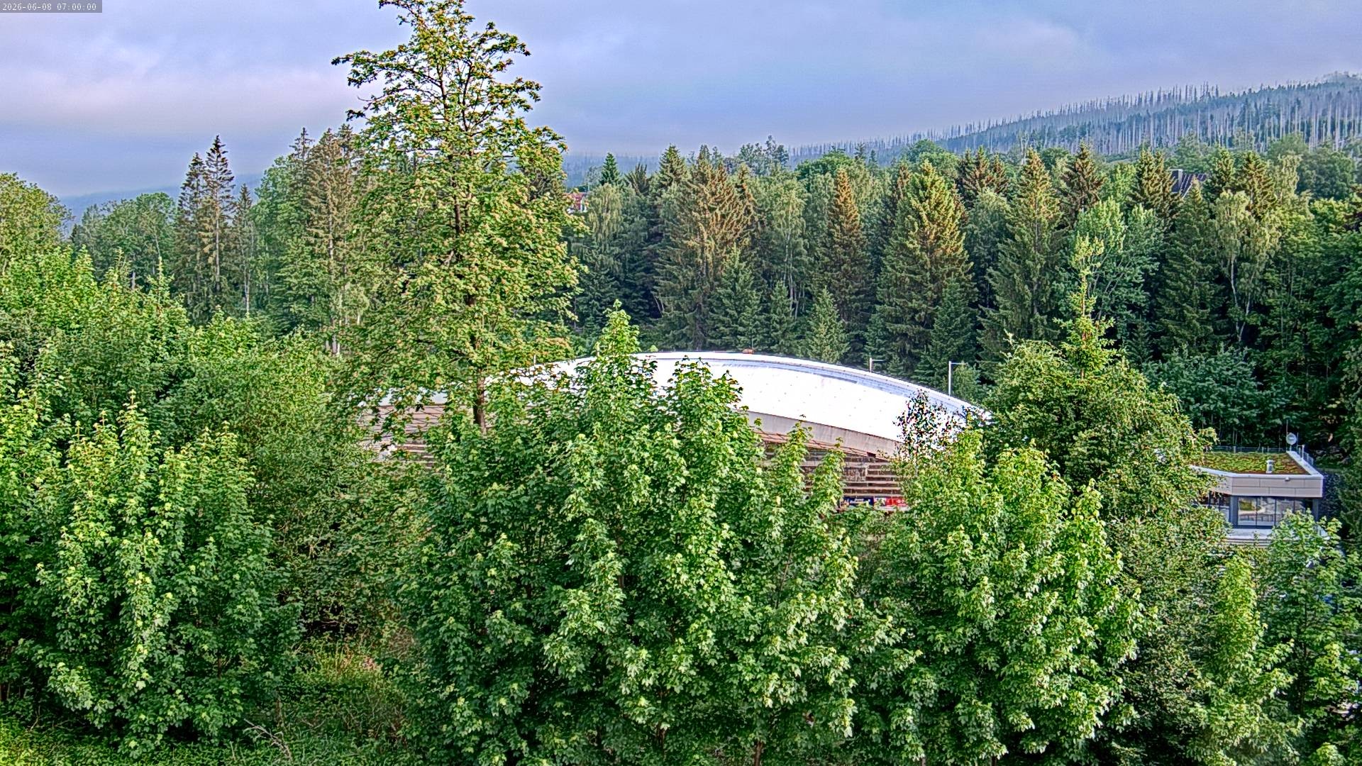 Archiv Foto Webcam Schierke: Blick zur Multifunktionsarena