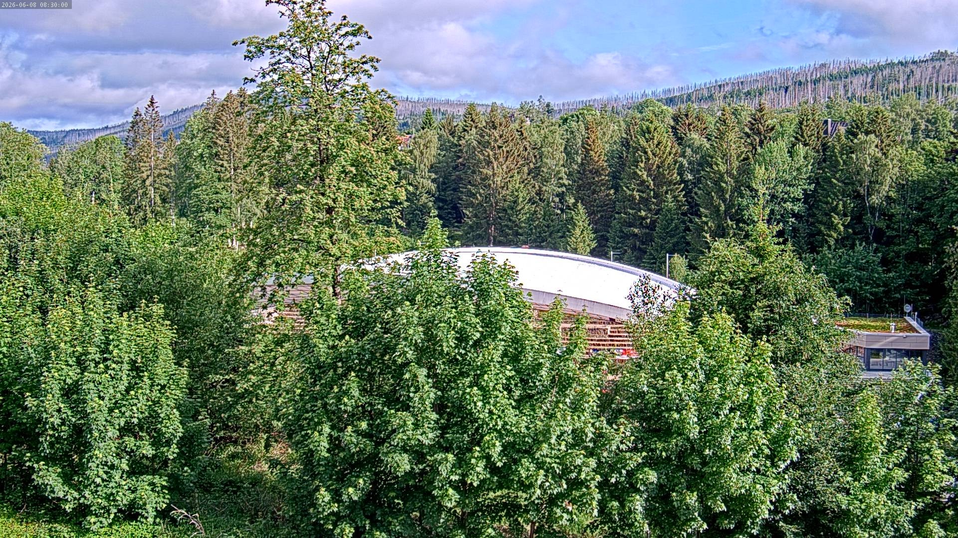 Archiv Foto Webcam Schierke: Blick zur Multifunktionsarena