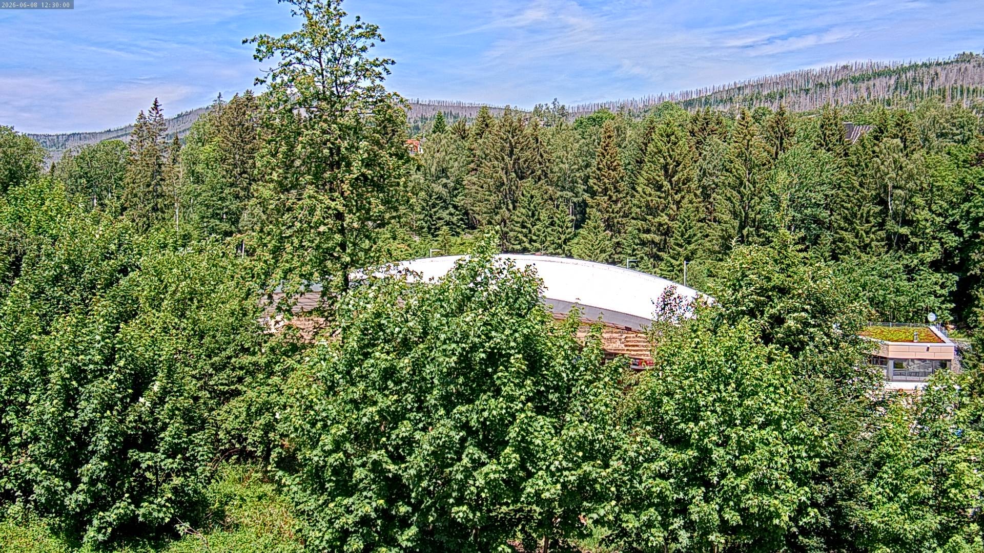Archiv Foto Webcam Schierke: Blick zur Multifunktionsarena