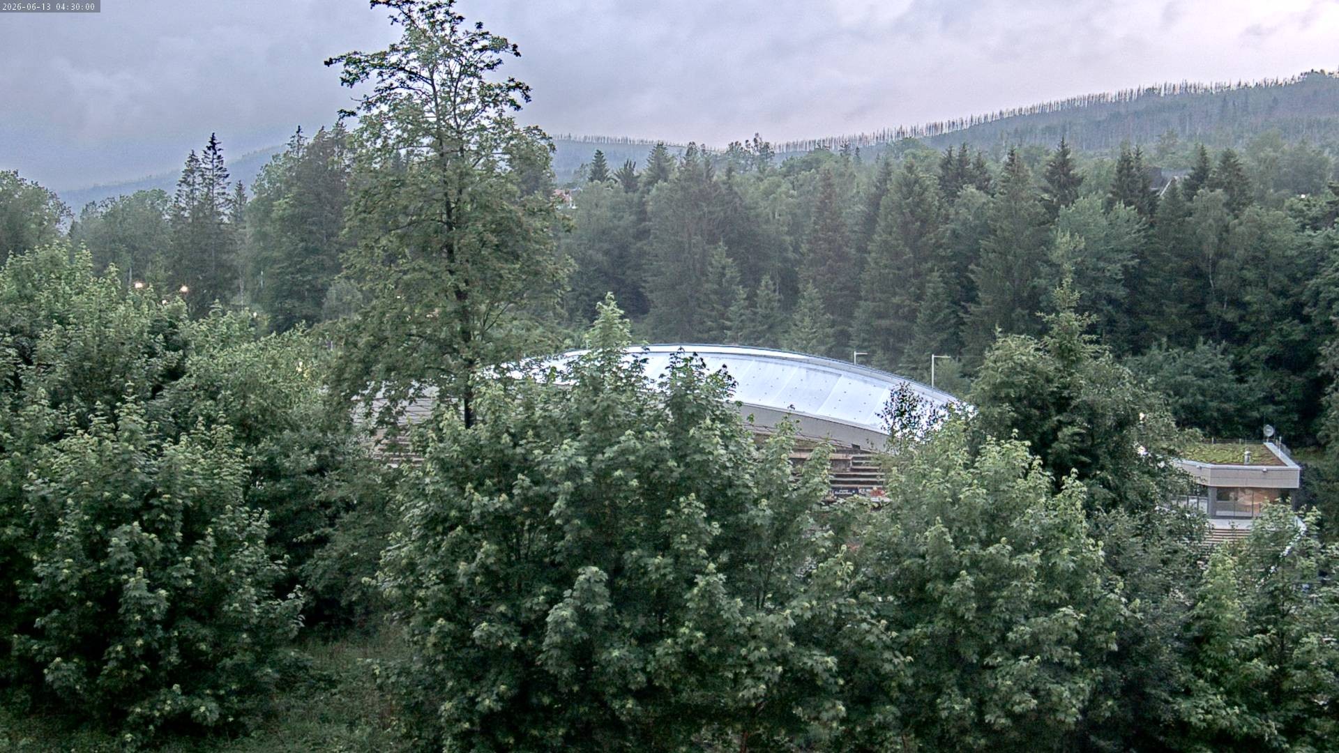 Archiv Foto Webcam Schierke: Blick zur Multifunktionsarena