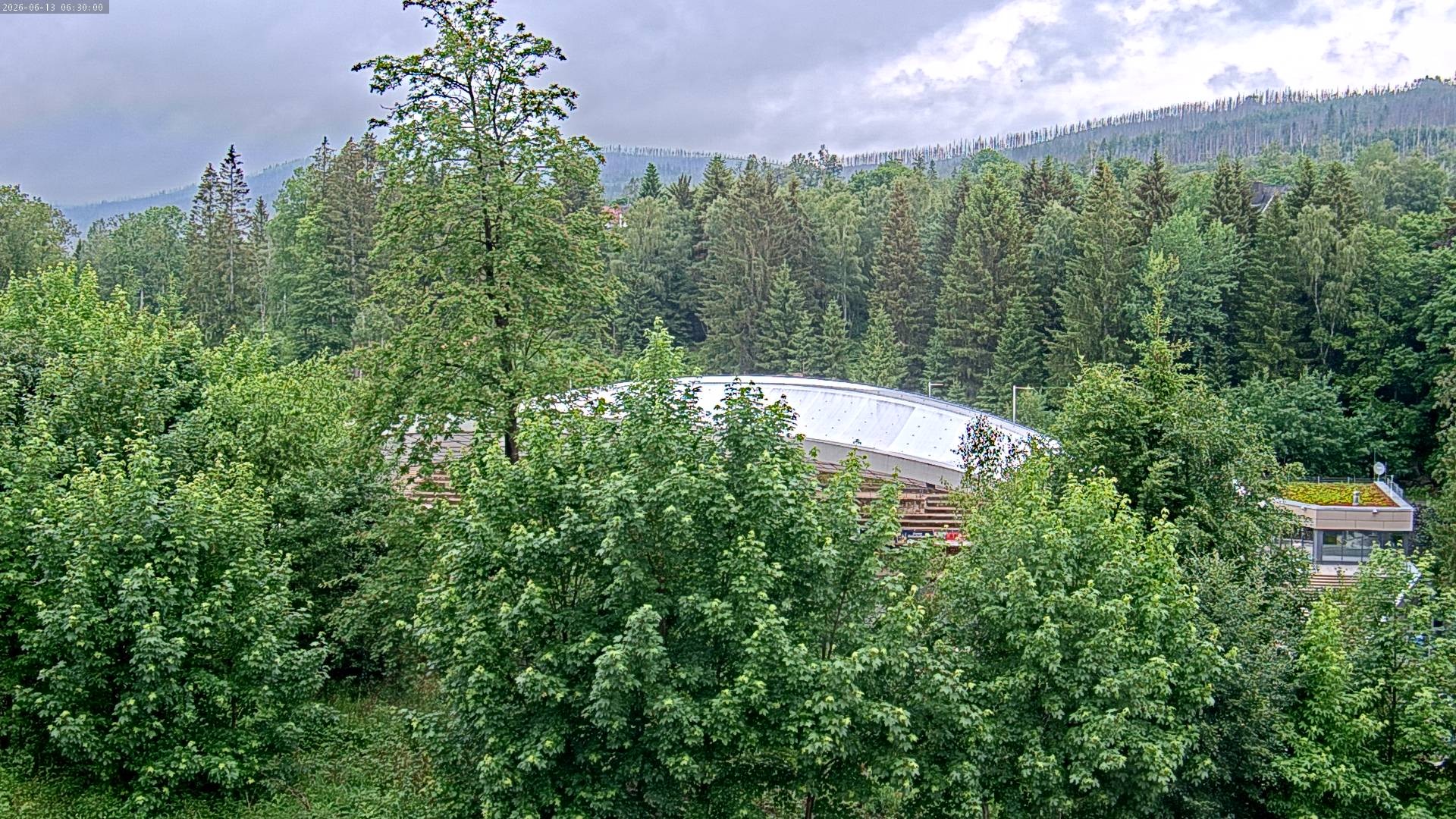Archiv Foto Webcam Schierke: Blick zur Multifunktionsarena