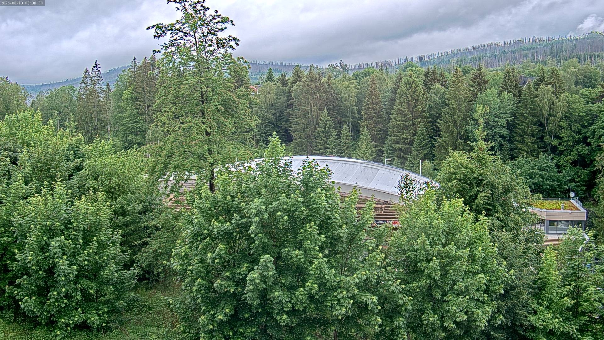 Archiv Foto Webcam Schierke: Blick zur Multifunktionsarena