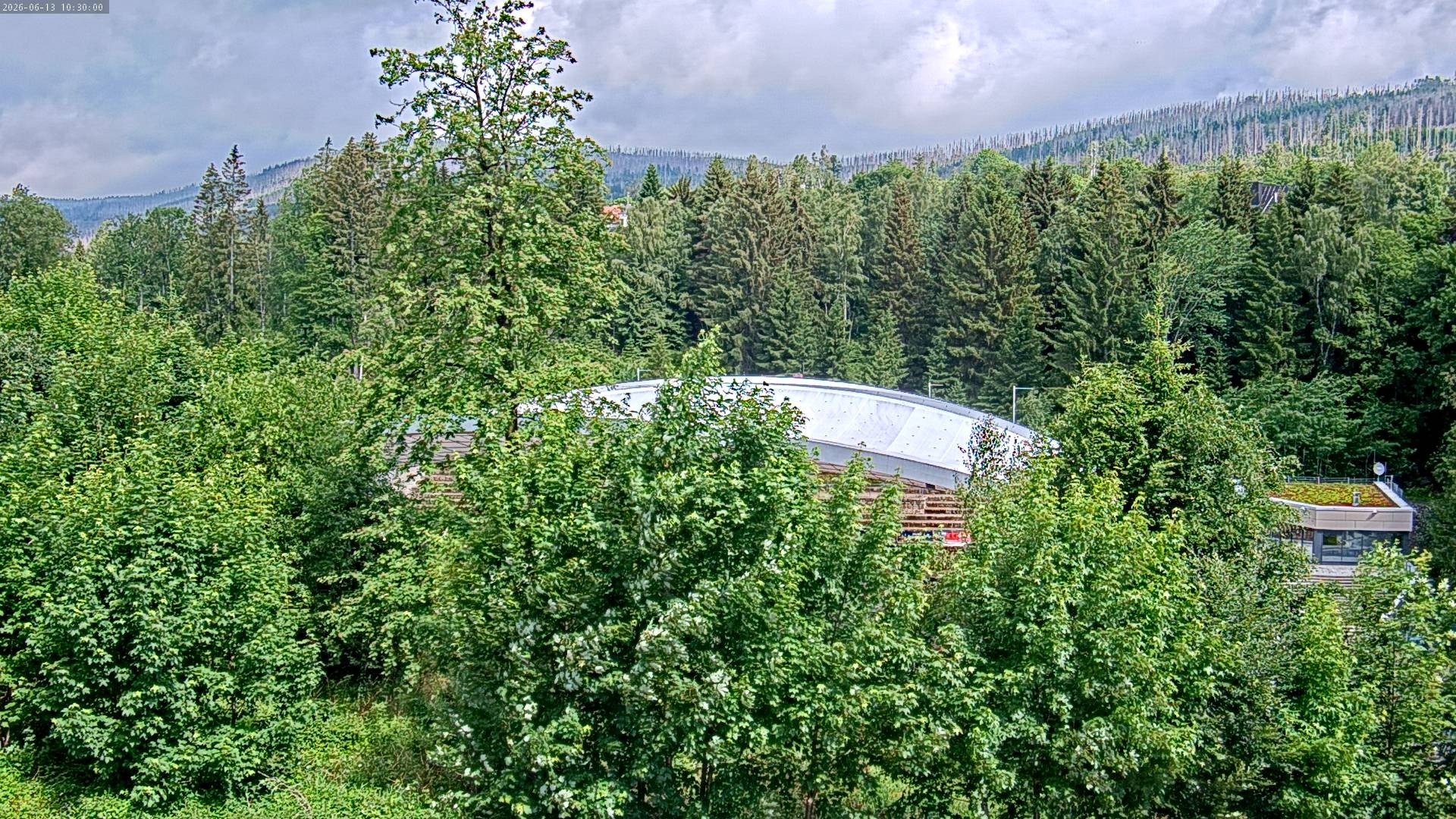 Archiv Foto Webcam Schierke: Blick zur Multifunktionsarena
