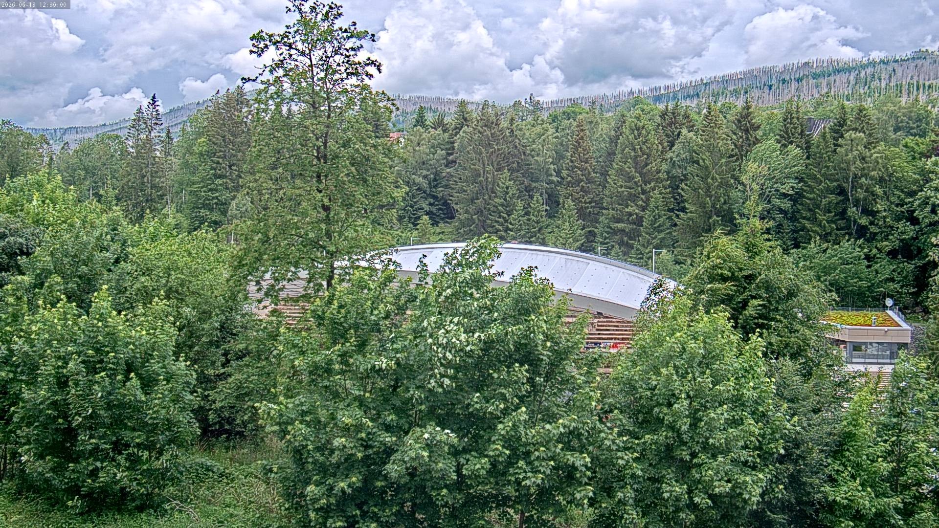 Archiv Foto Webcam Schierke: Blick zur Multifunktionsarena