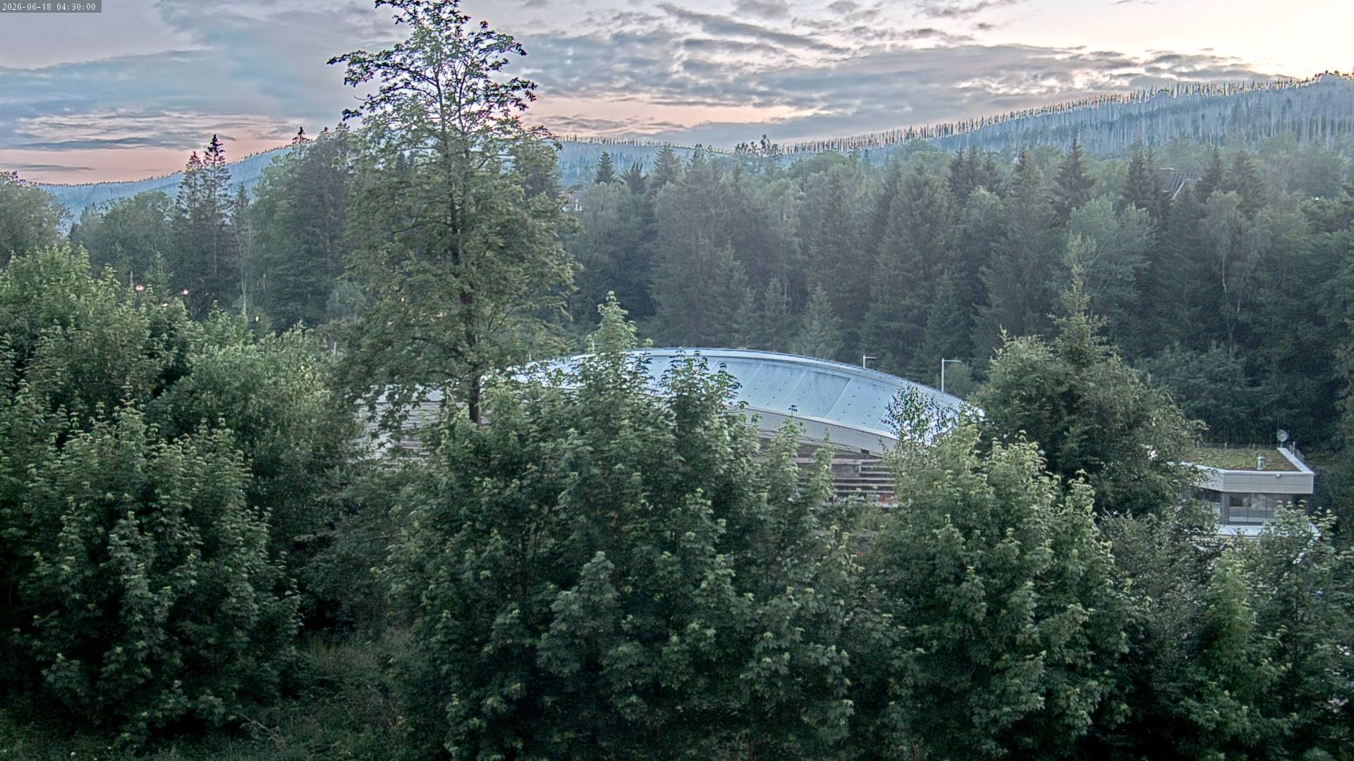 Archiv Foto Webcam Schierke: Blick zur Multifunktionsarena