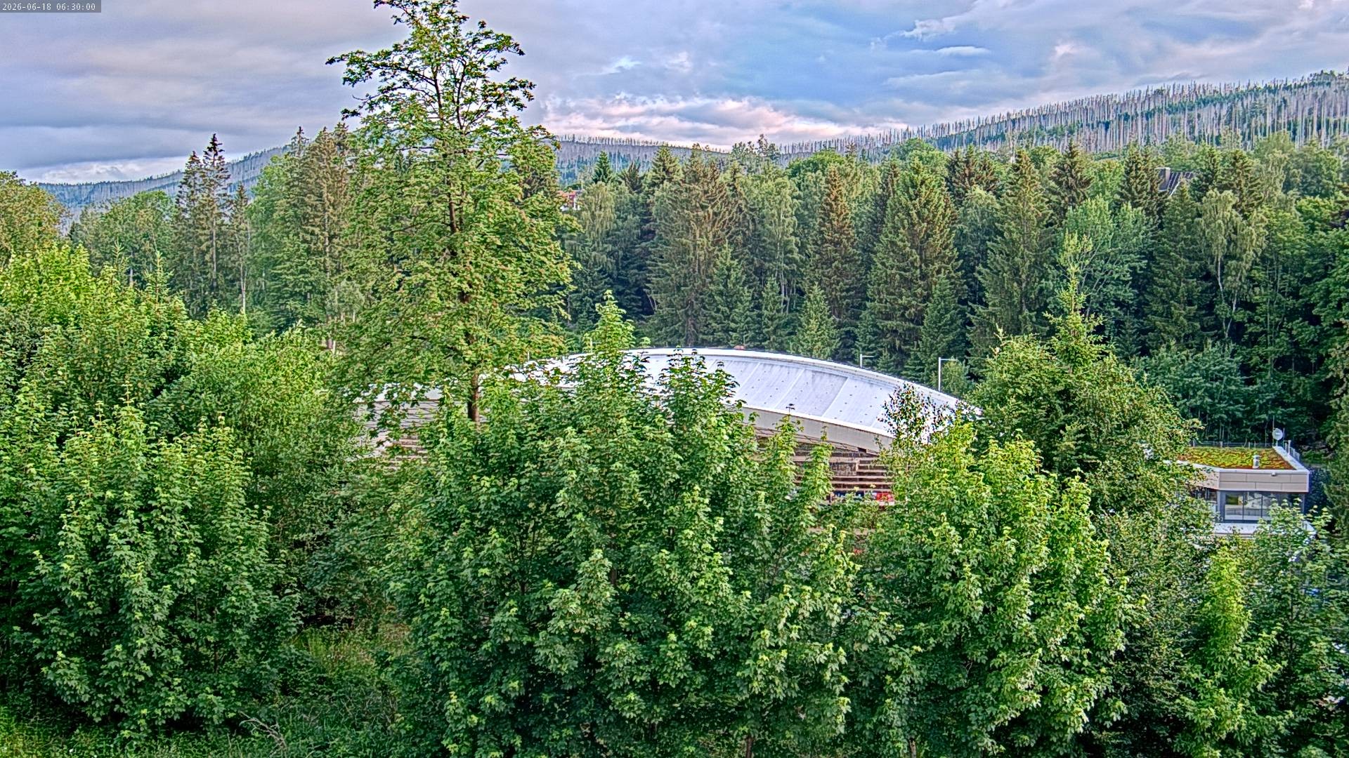 Archiv Foto Webcam Schierke: Blick zur Multifunktionsarena