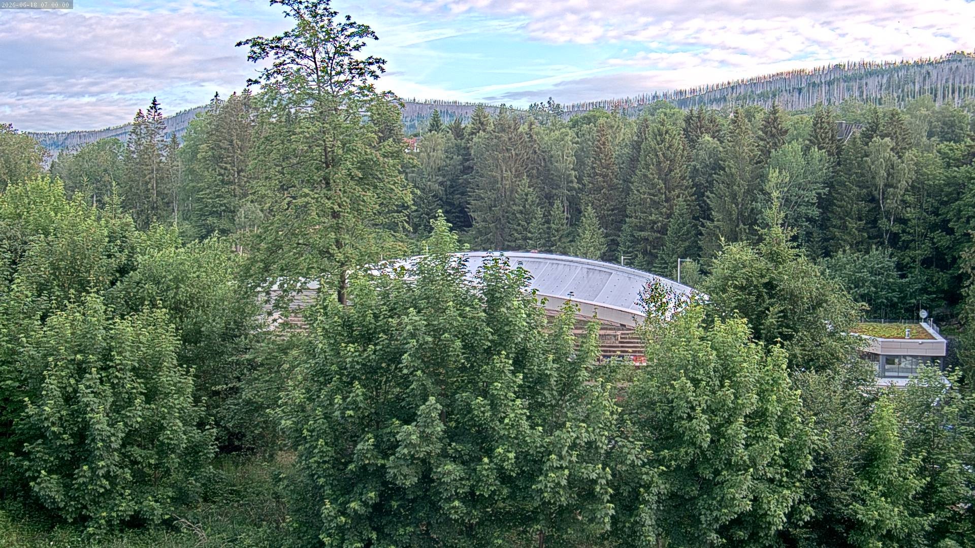 Archiv Foto Webcam Schierke: Blick zur Multifunktionsarena