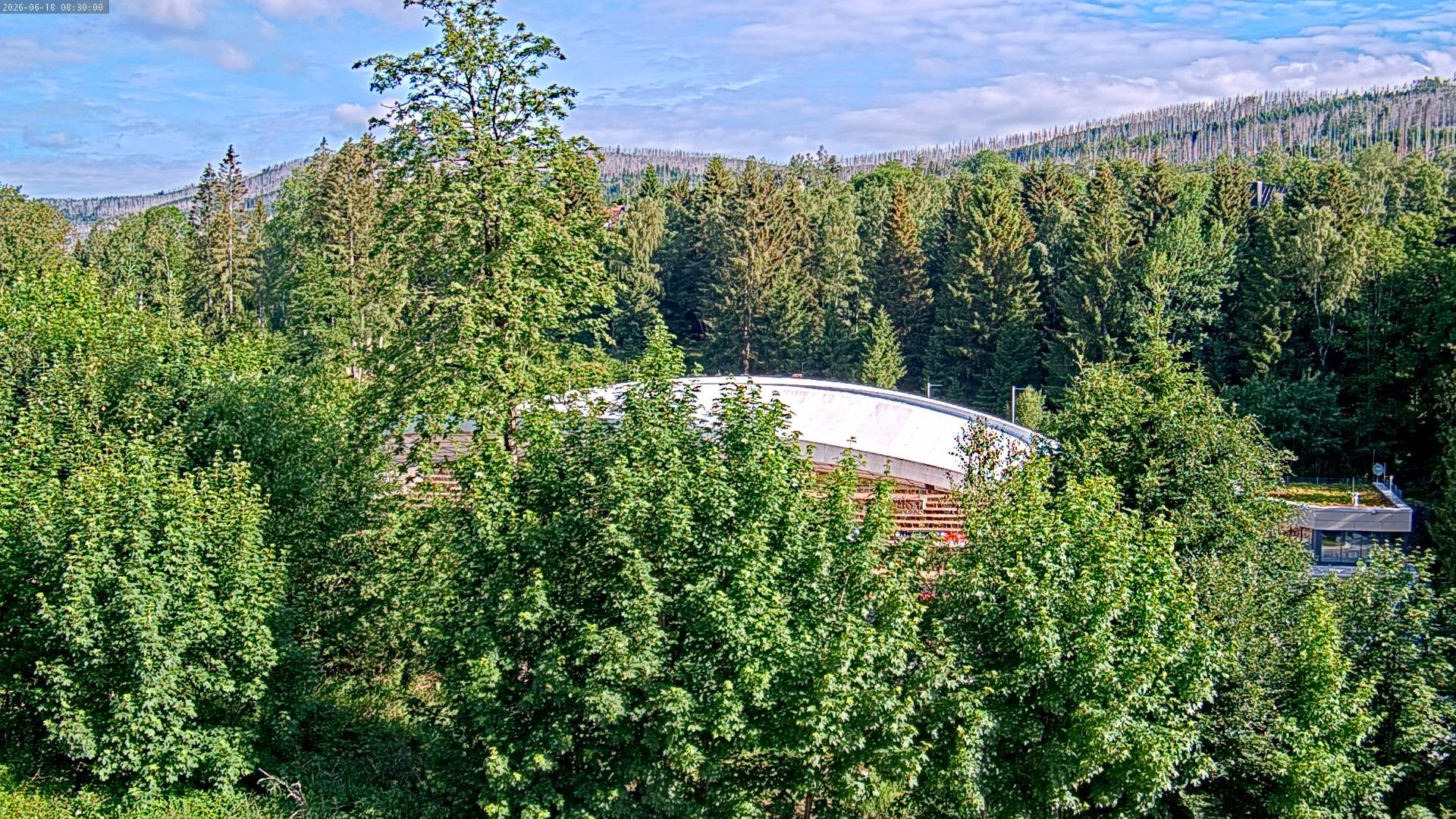 Archiv Foto Webcam Schierke: Blick zur Multifunktionsarena