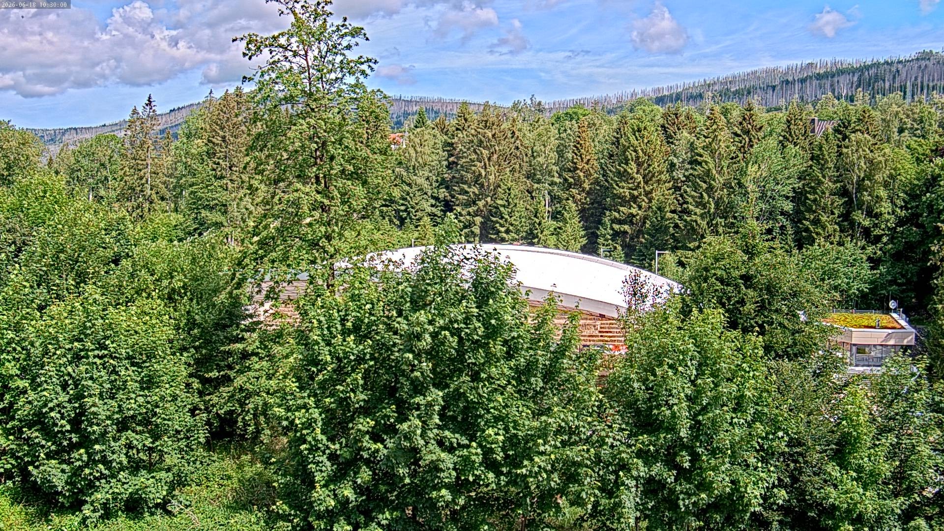 Archiv Foto Webcam Schierke: Blick zur Multifunktionsarena