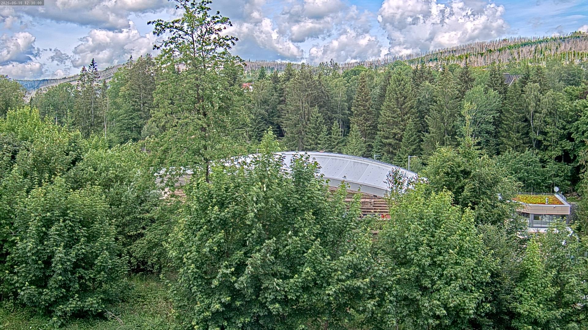 Archiv Foto Webcam Schierke: Blick zur Multifunktionsarena