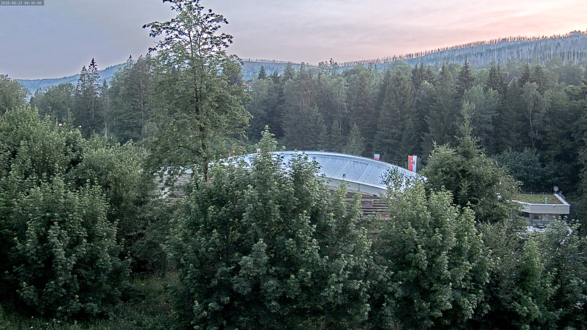 Archiv Foto Webcam Schierke: Blick zur Multifunktionsarena
