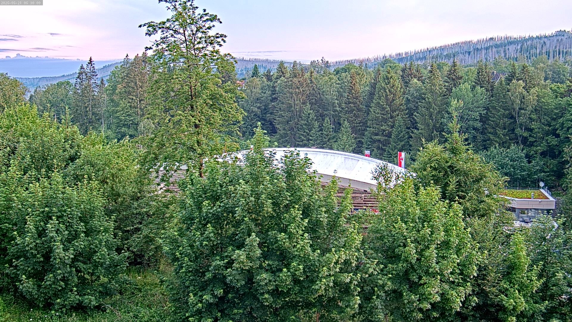 Archiv Foto Webcam Schierke: Blick zur Multifunktionsarena