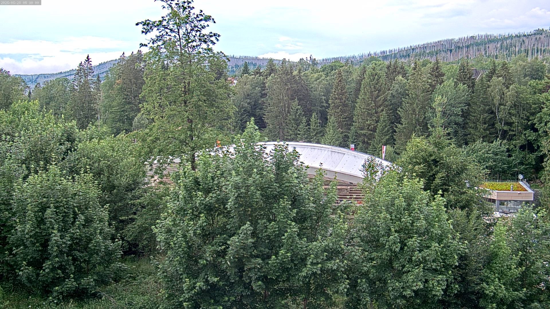 Archiv Foto Webcam Schierke: Blick zur Multifunktionsarena