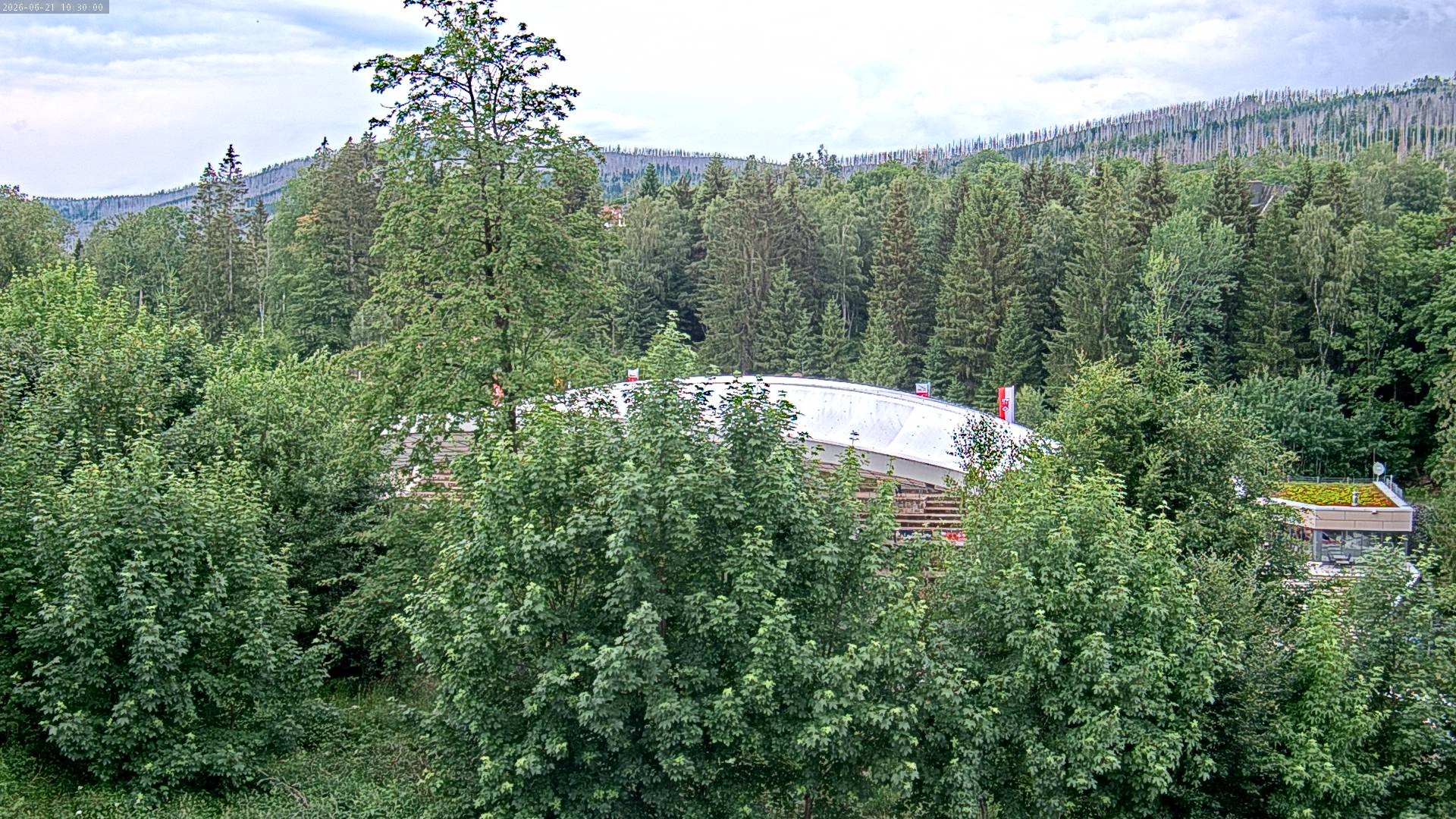 Archiv Foto Webcam Schierke: Blick zur Multifunktionsarena