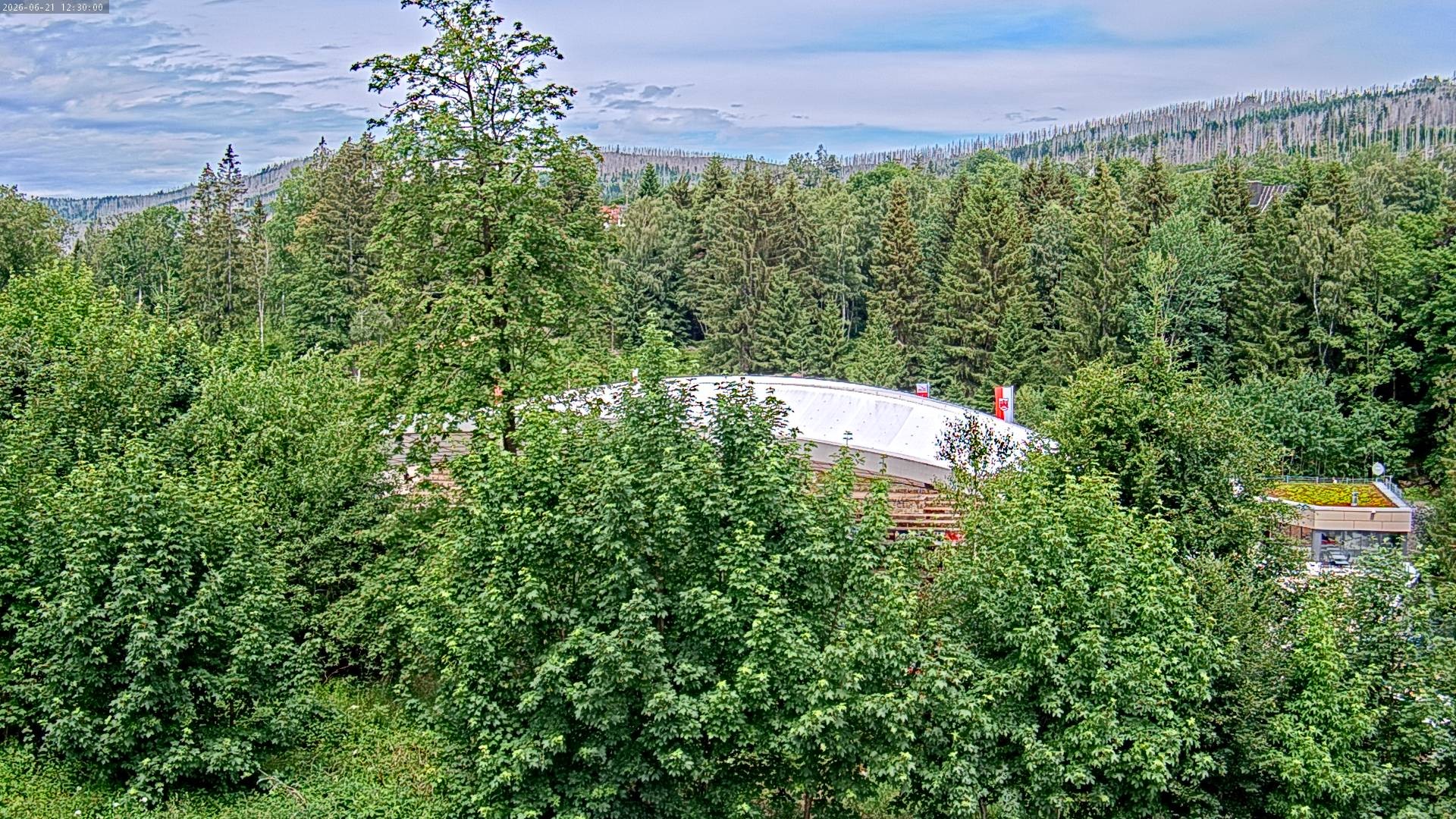 Archiv Foto Webcam Schierke: Blick zur Multifunktionsarena