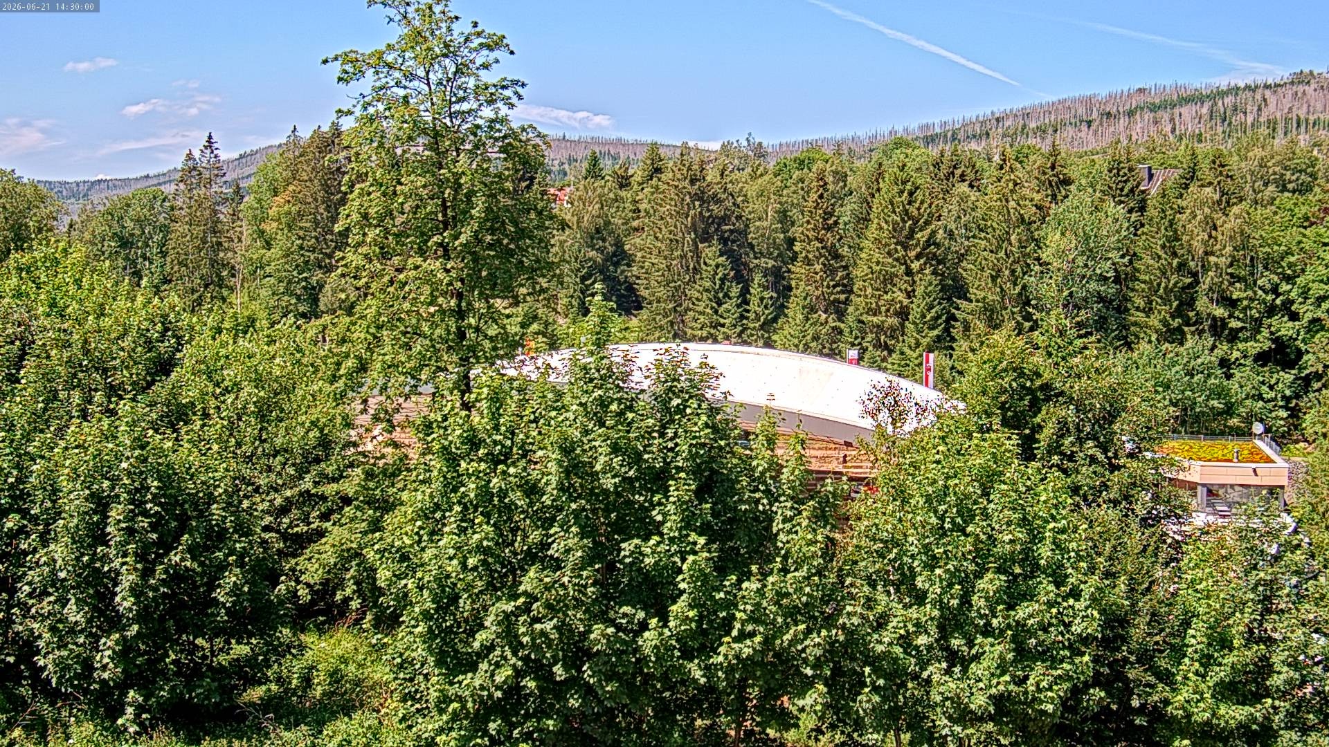 Archiv Foto Webcam Schierke: Blick zur Multifunktionsarena