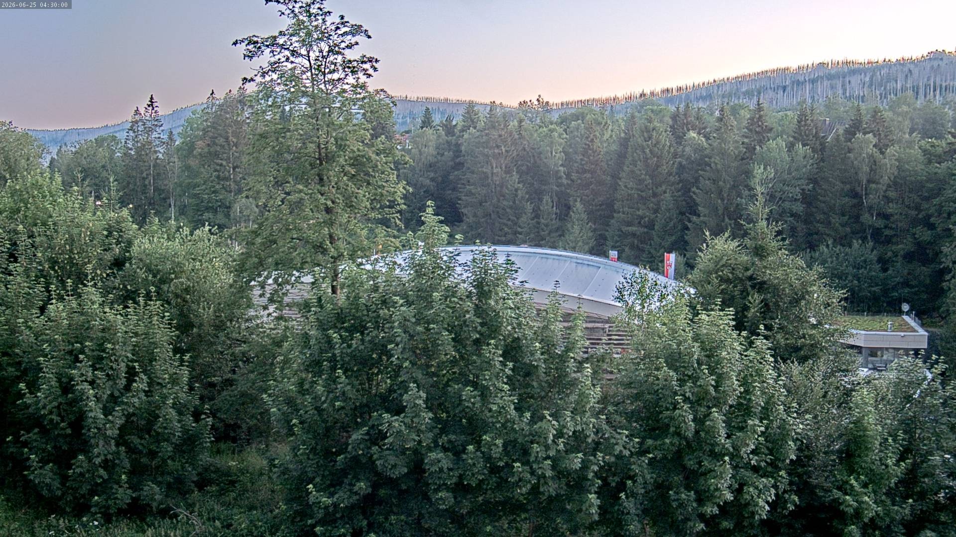 Archiv Foto Webcam Schierke: Blick zur Multifunktionsarena