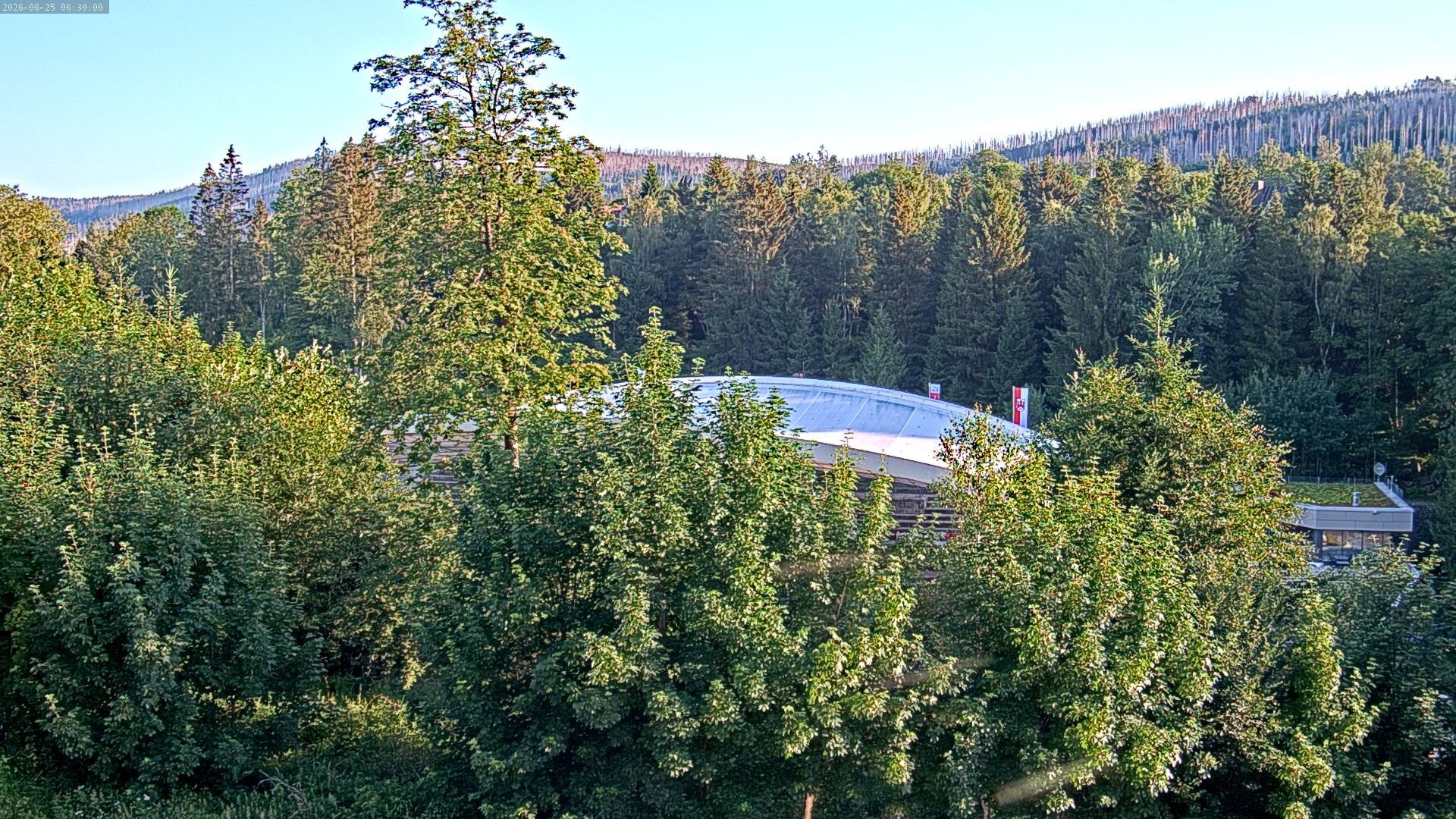 Archiv Foto Webcam Schierke: Blick zur Multifunktionsarena