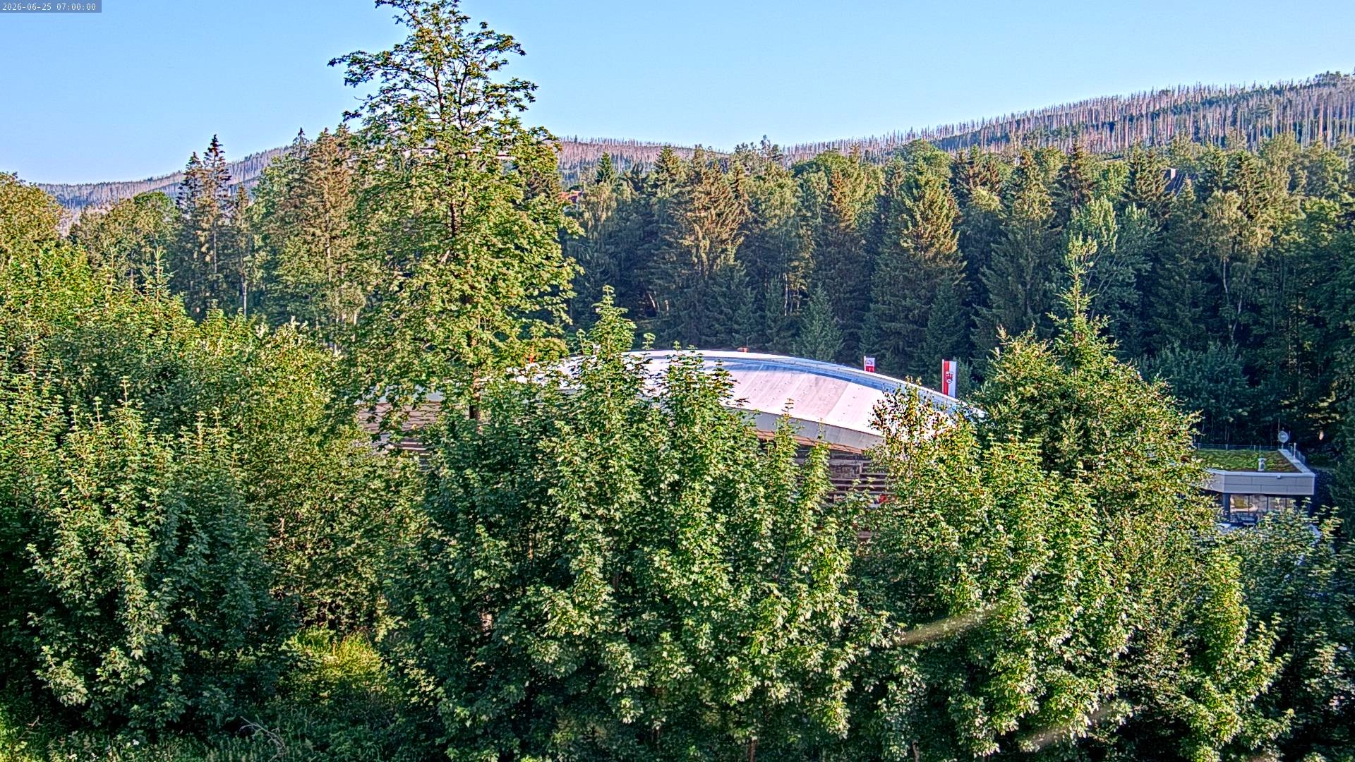 Archiv Foto Webcam Schierke: Blick zur Multifunktionsarena