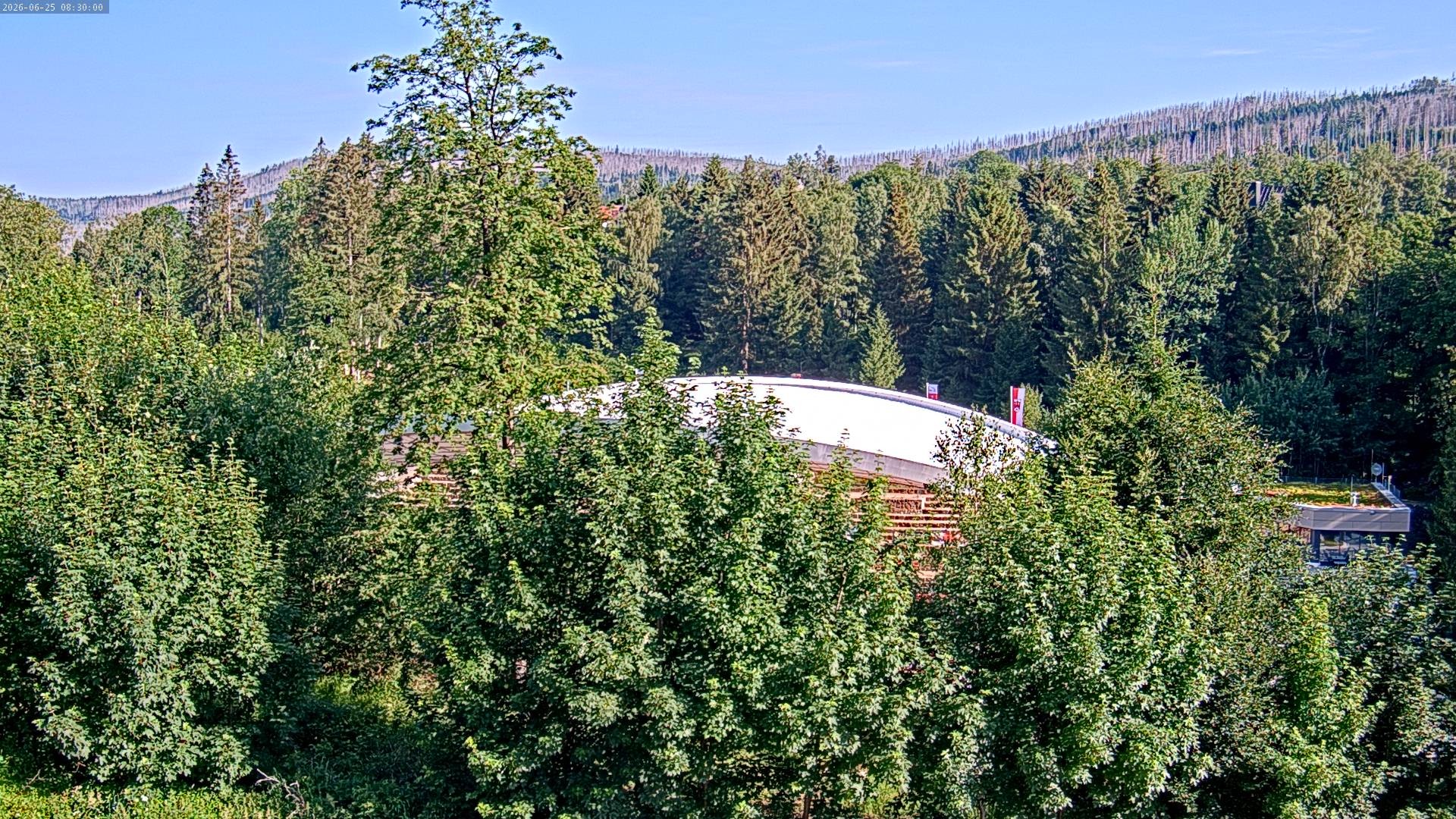 Archiv Foto Webcam Schierke: Blick zur Multifunktionsarena