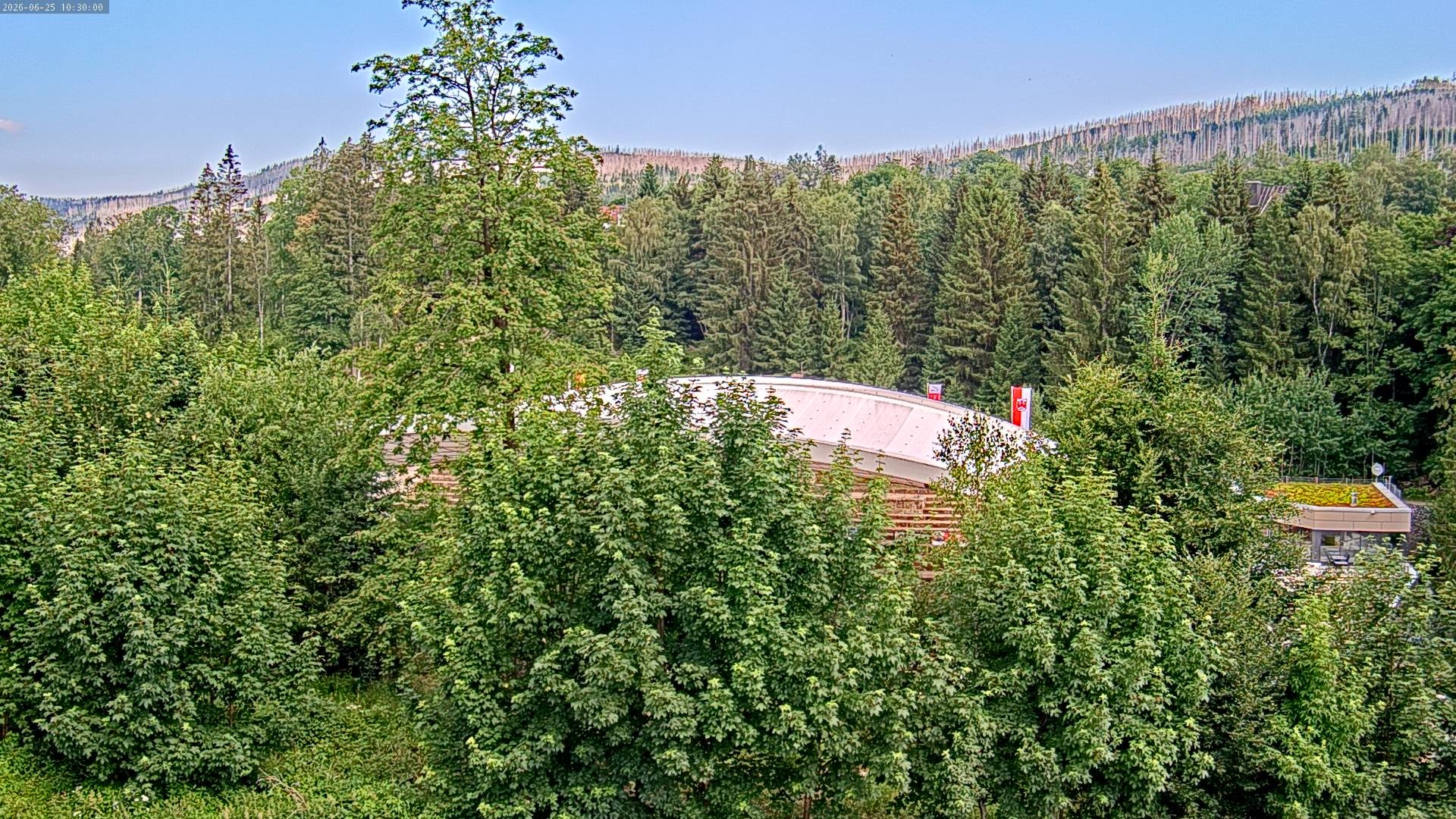 Archiv Foto Webcam Schierke: Blick zur Multifunktionsarena